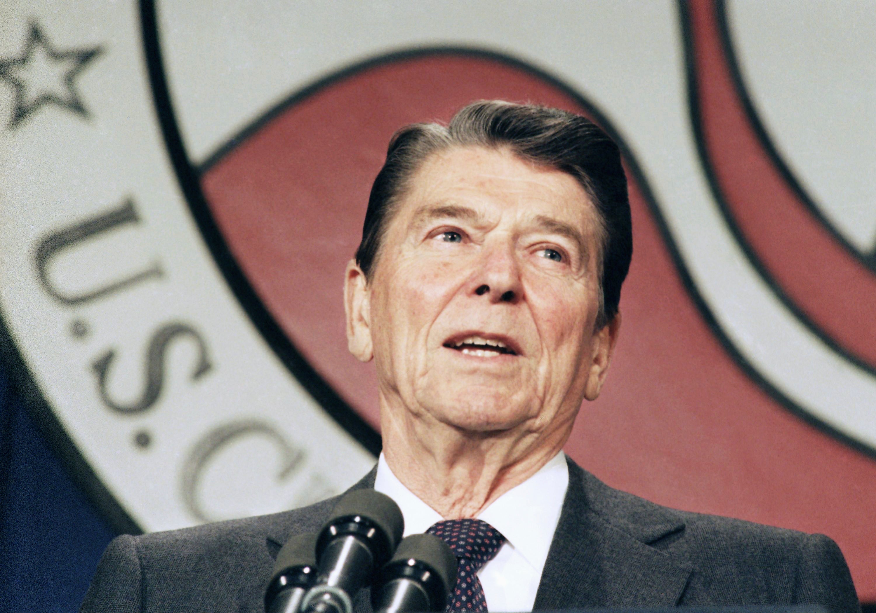 Former US president Ronald Reagan joked he would ‘begin bombing’ Russia in five minutes