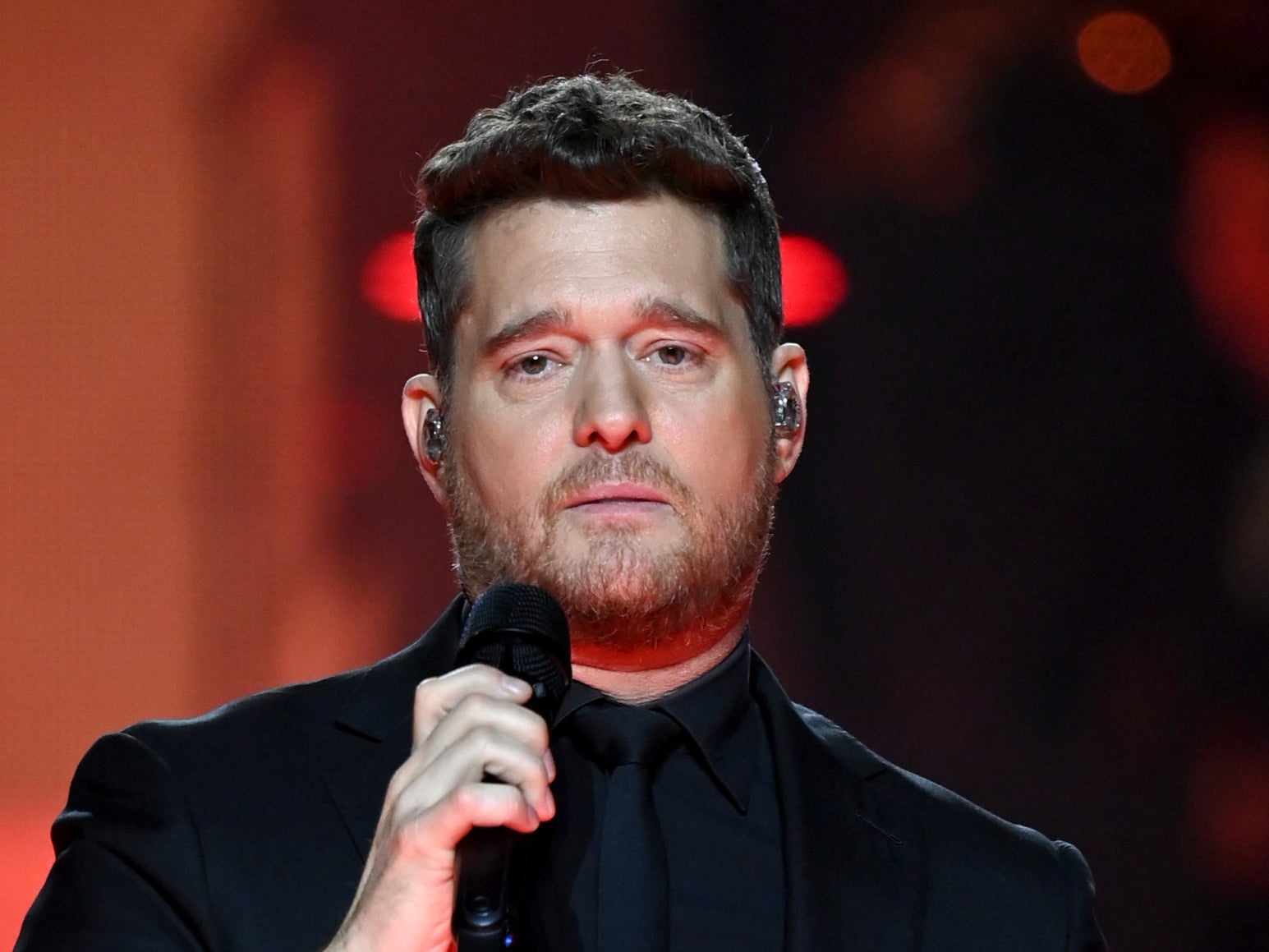 Michael Buble performing at the O2 on 26 March 2023