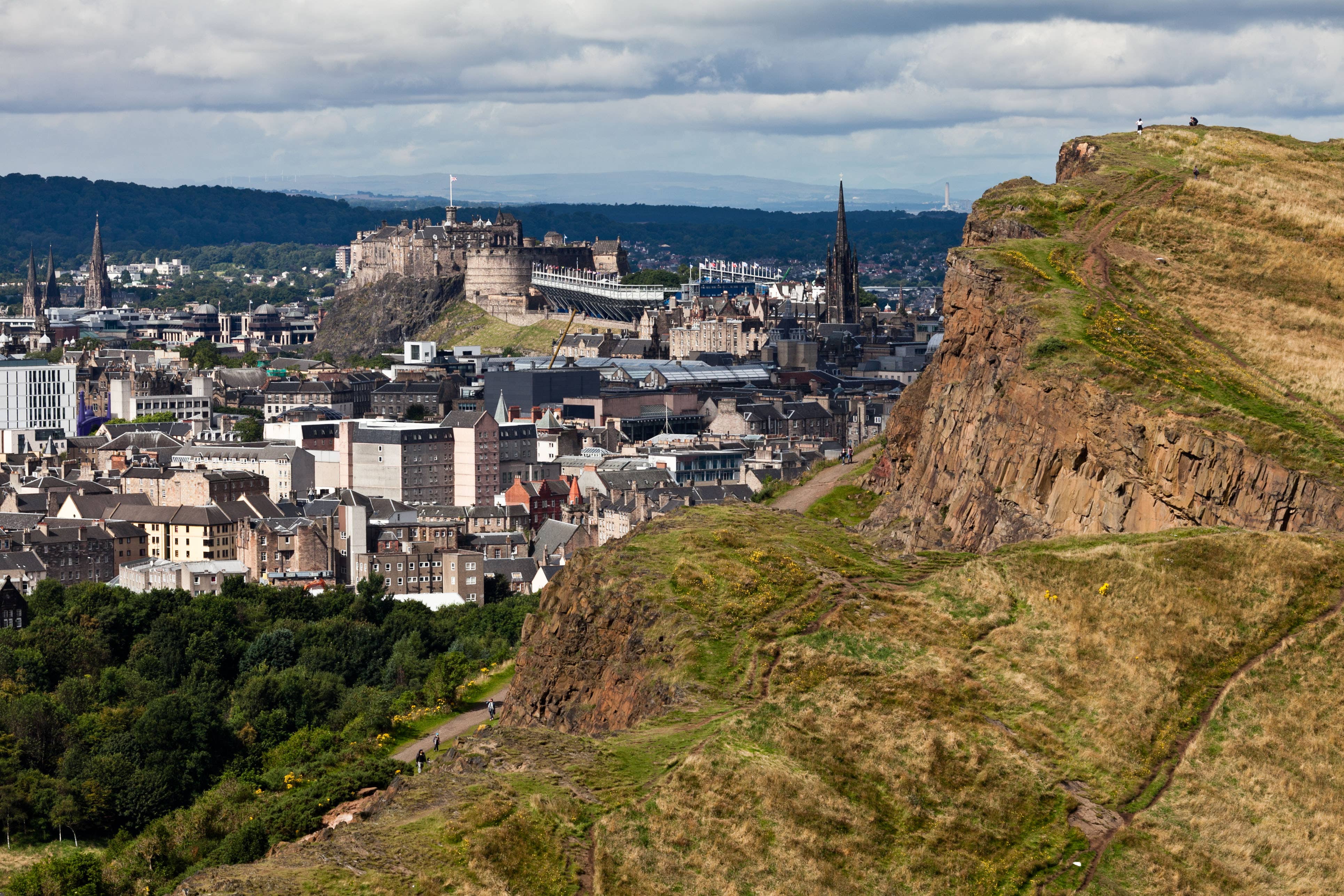 Kashif Anwar, 29, is accused of murdering Fawziyah Javed, 31, in September 2021, by pushing her from the 823ft high hill, Arthur’s Seat