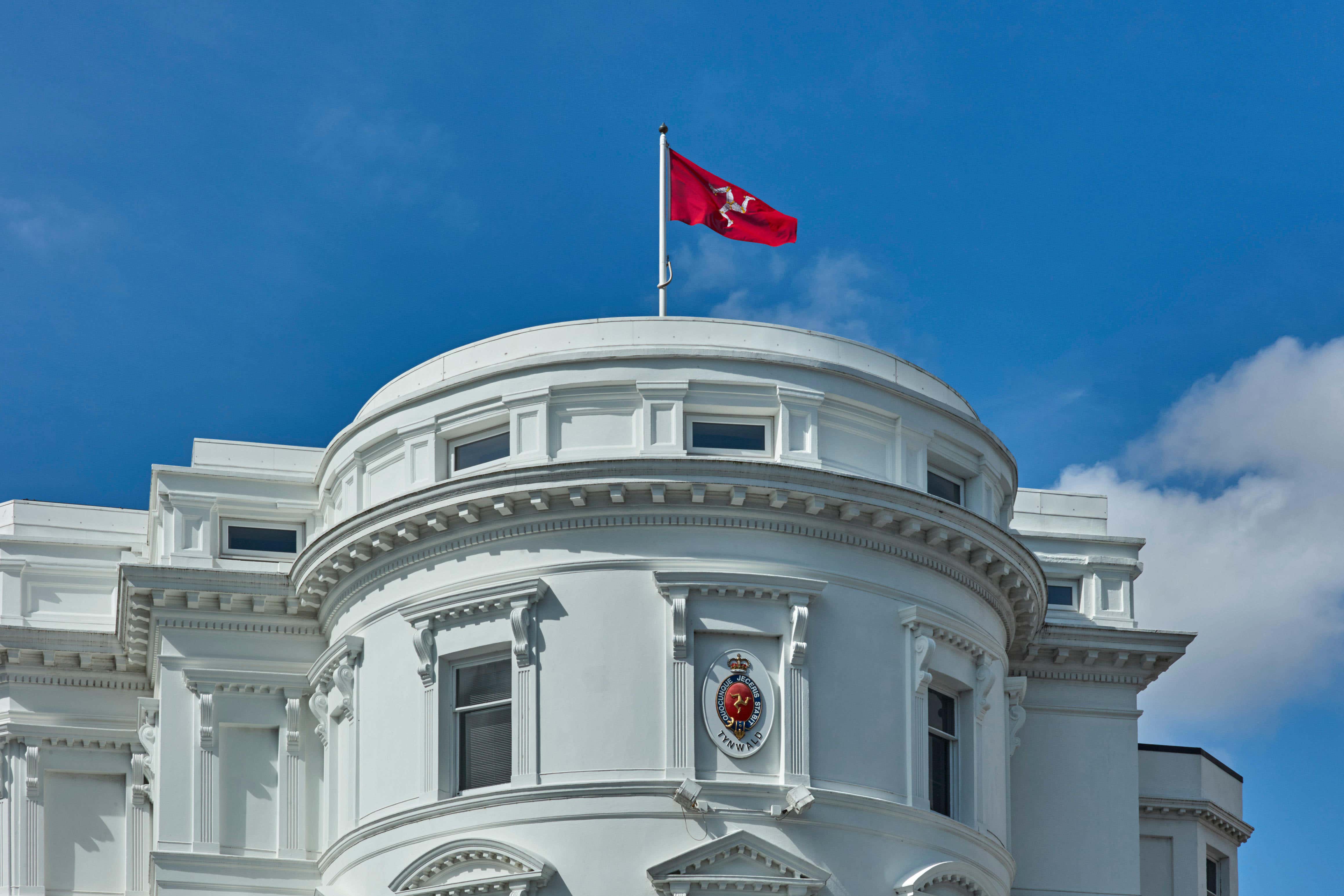 Tynwald building in Douglas, Isle of Man (Alamy/PA)