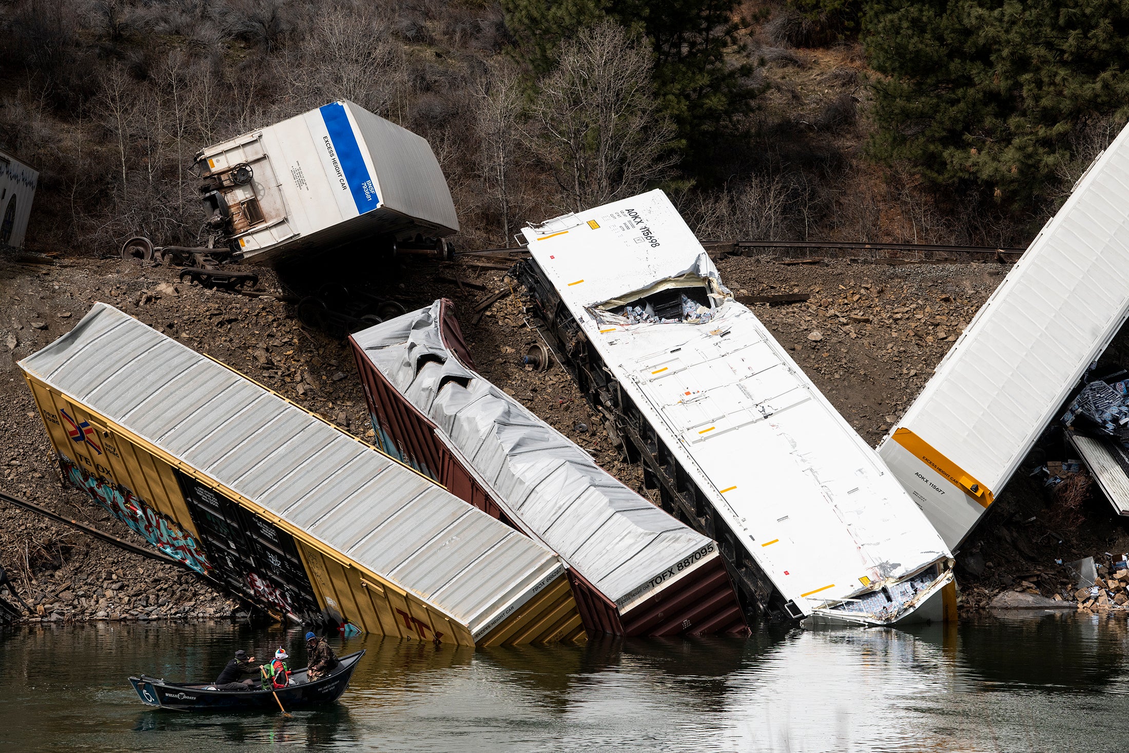Train Derailment Montana