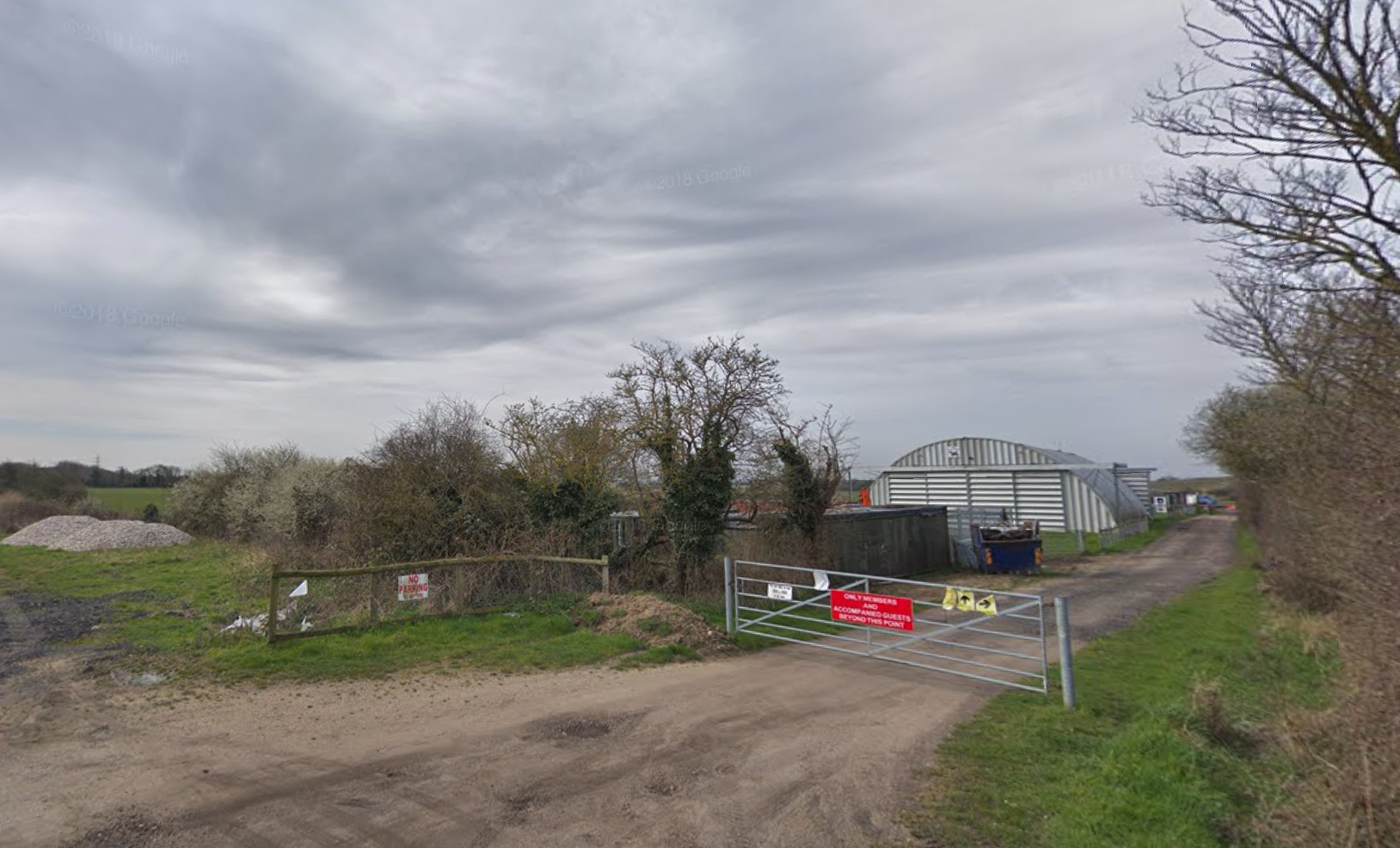 Police, six fire engines and around 40 firefighters rushed to Damyns Hall Aerodrome near Upminster