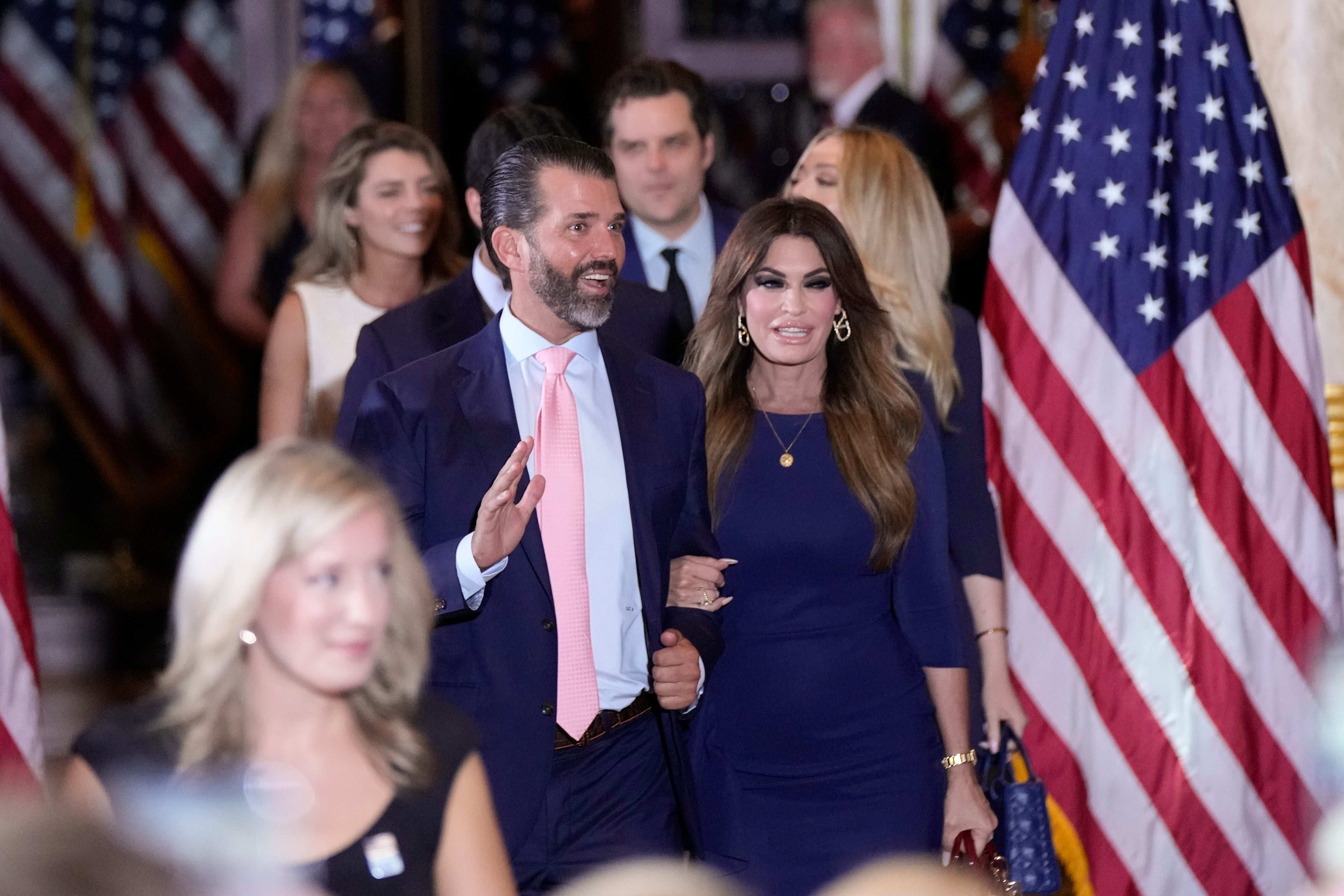 Trump thanked his children, but not his wife