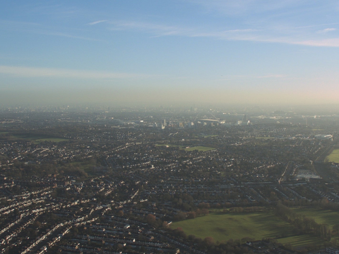 The film opens with a shot of London’s skyline