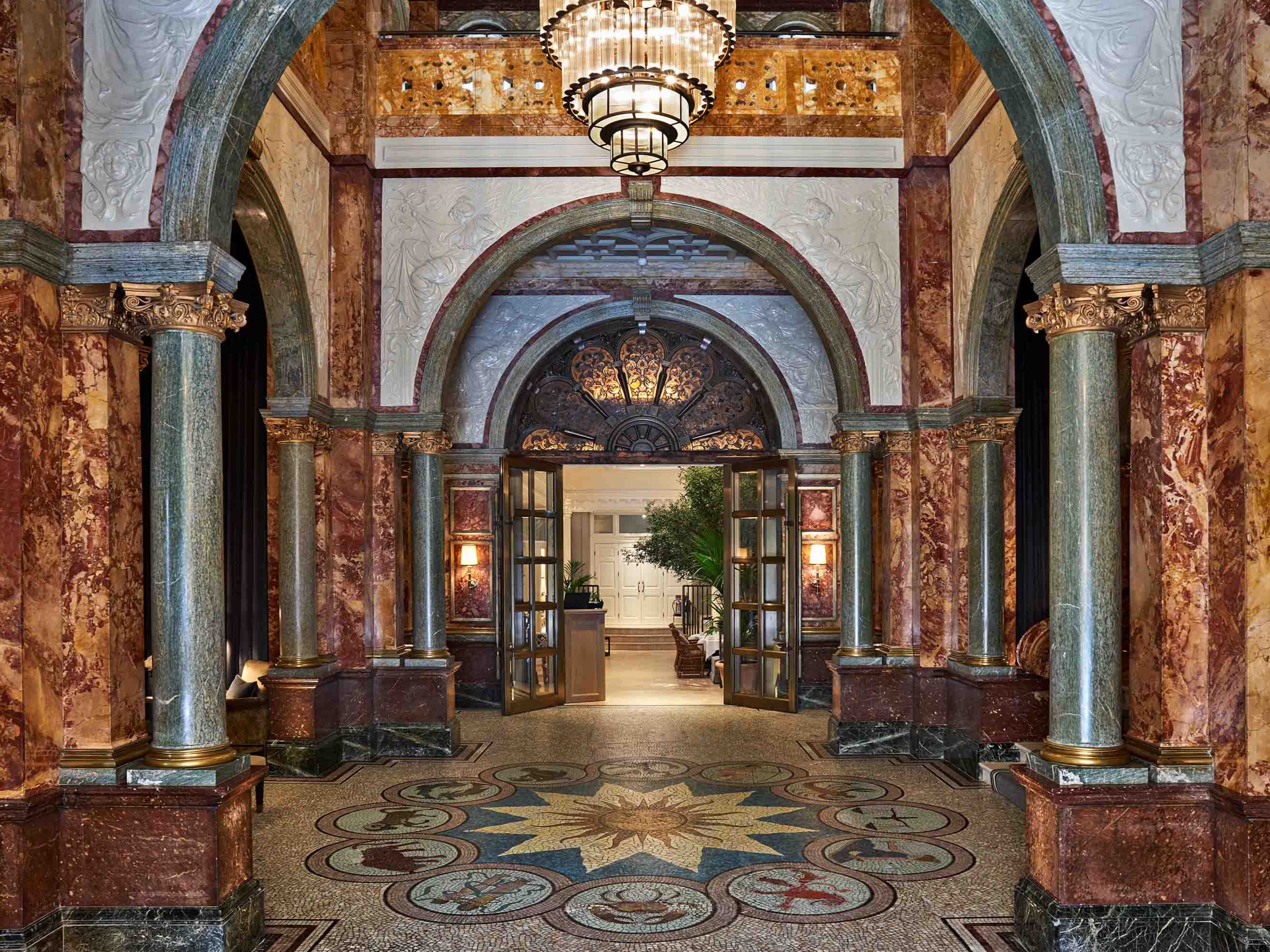 The Kimpton Fitzroy’s dramatic lobby