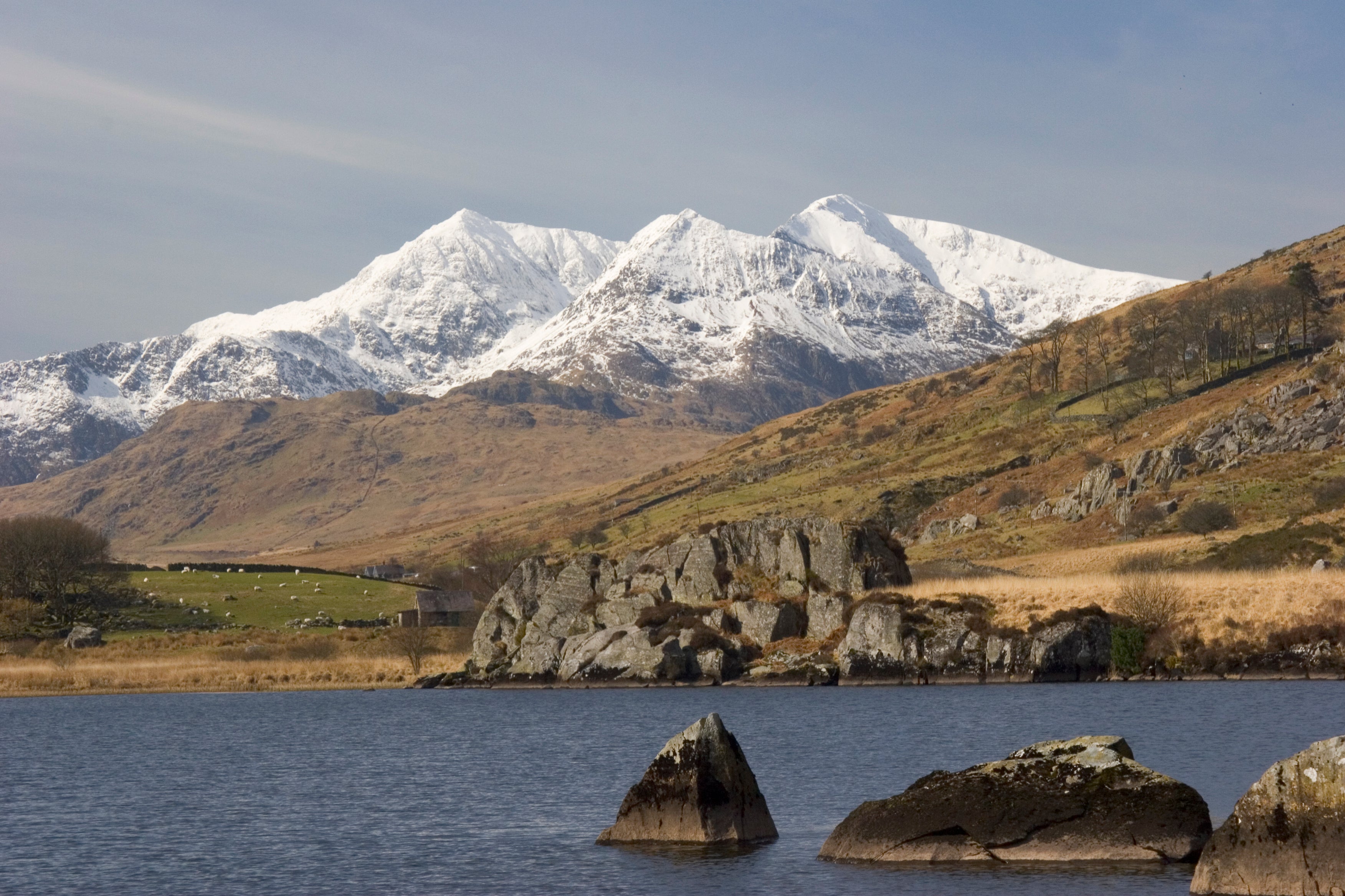 Yr Wyddfa, also known as Snowdown, is the highest mountain in Wales and England