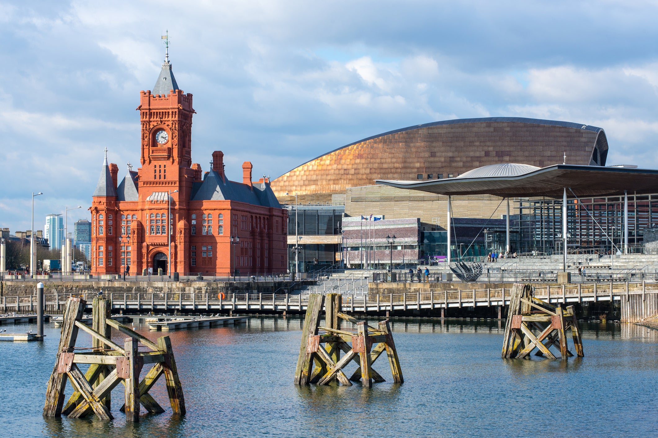 Cardiff Bay has been transformed into a modern waterfront setting