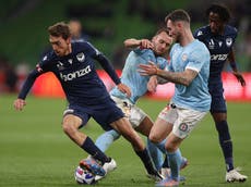 Melbourne derby replayed four months after violent pitch invasion caused abandonment