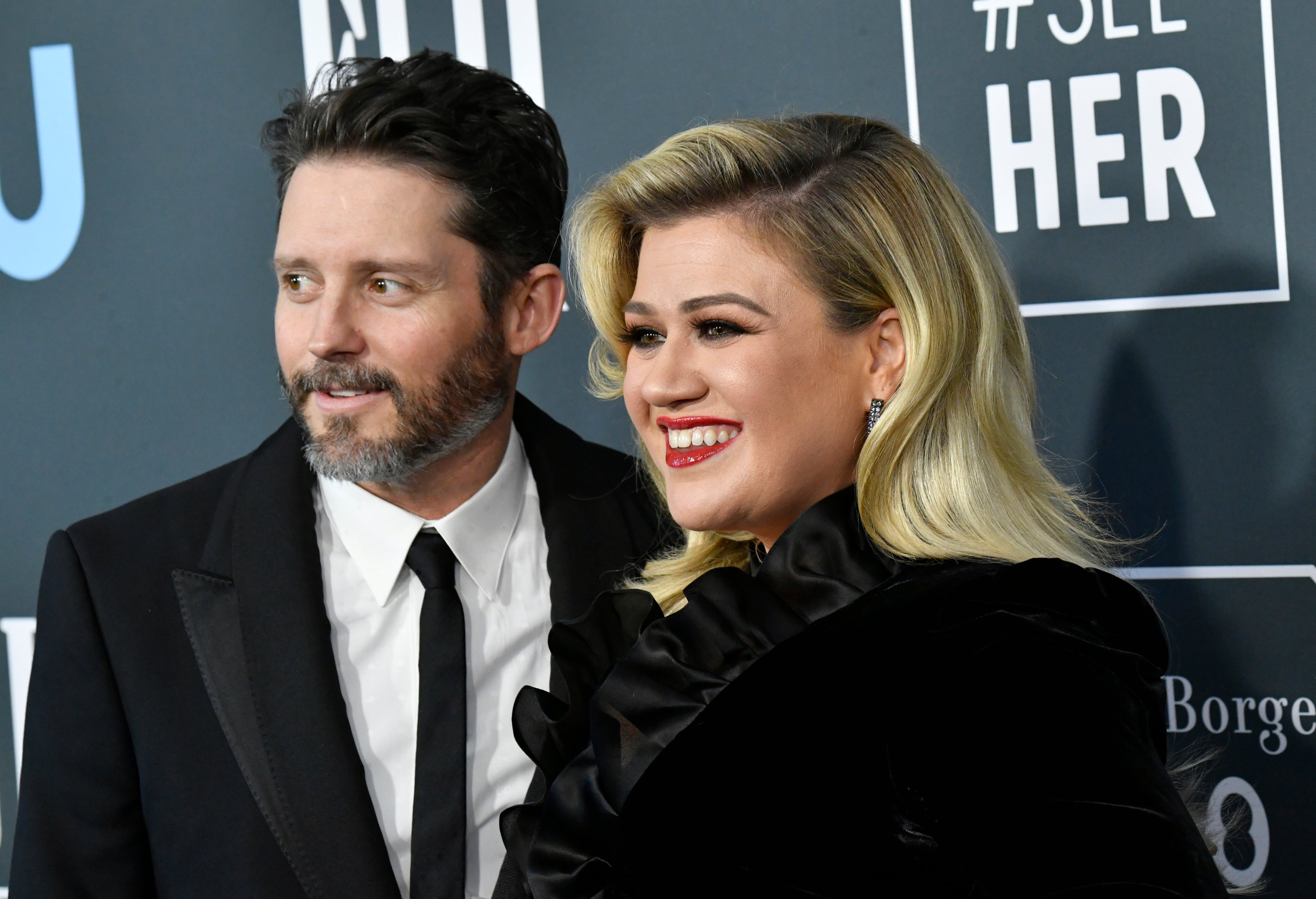 Kelly Clarkson and ex-husband Brandon Blackstone