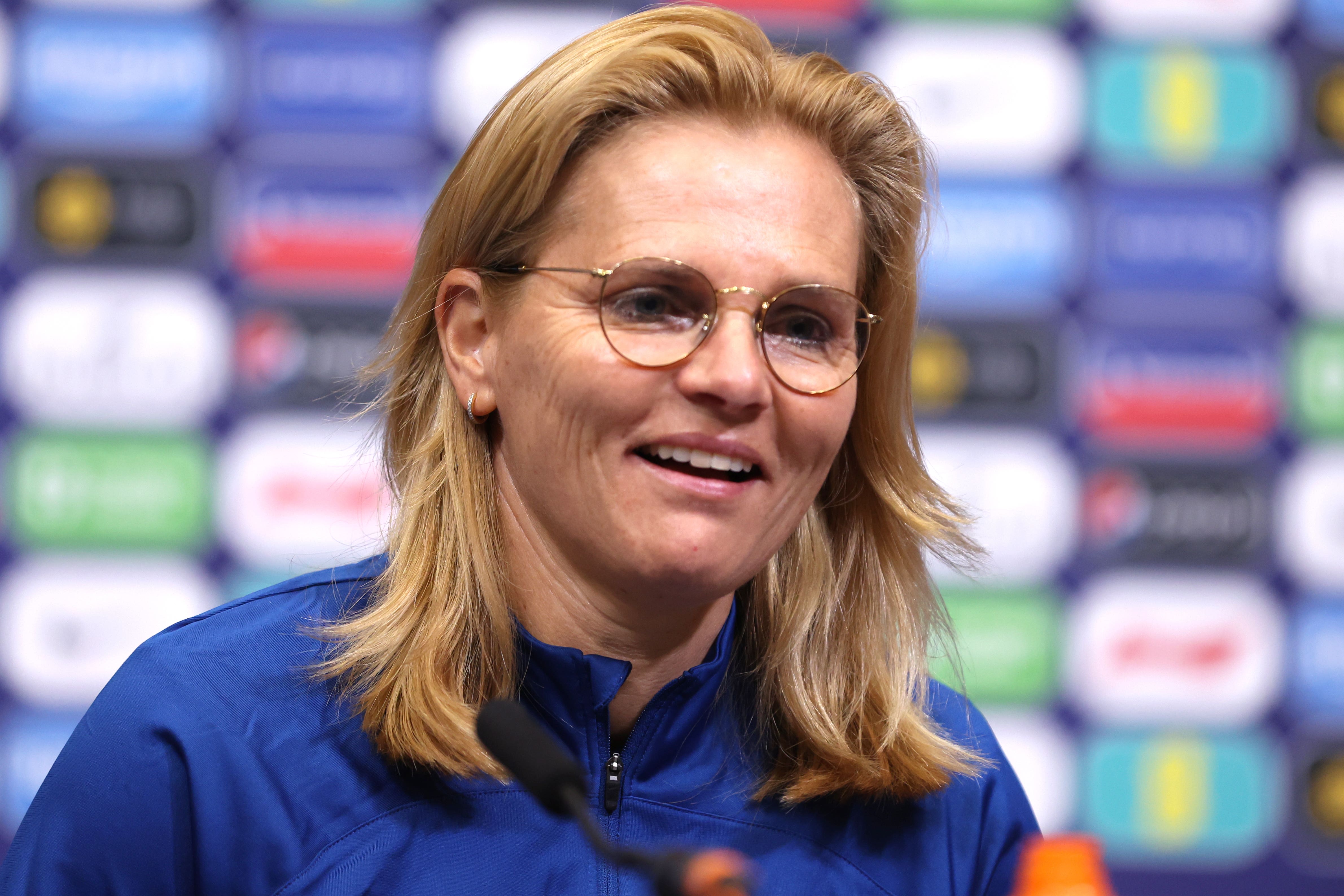 Sarina Wiegman’s side face Brazil on Thursday night (Steven Paston/PA)