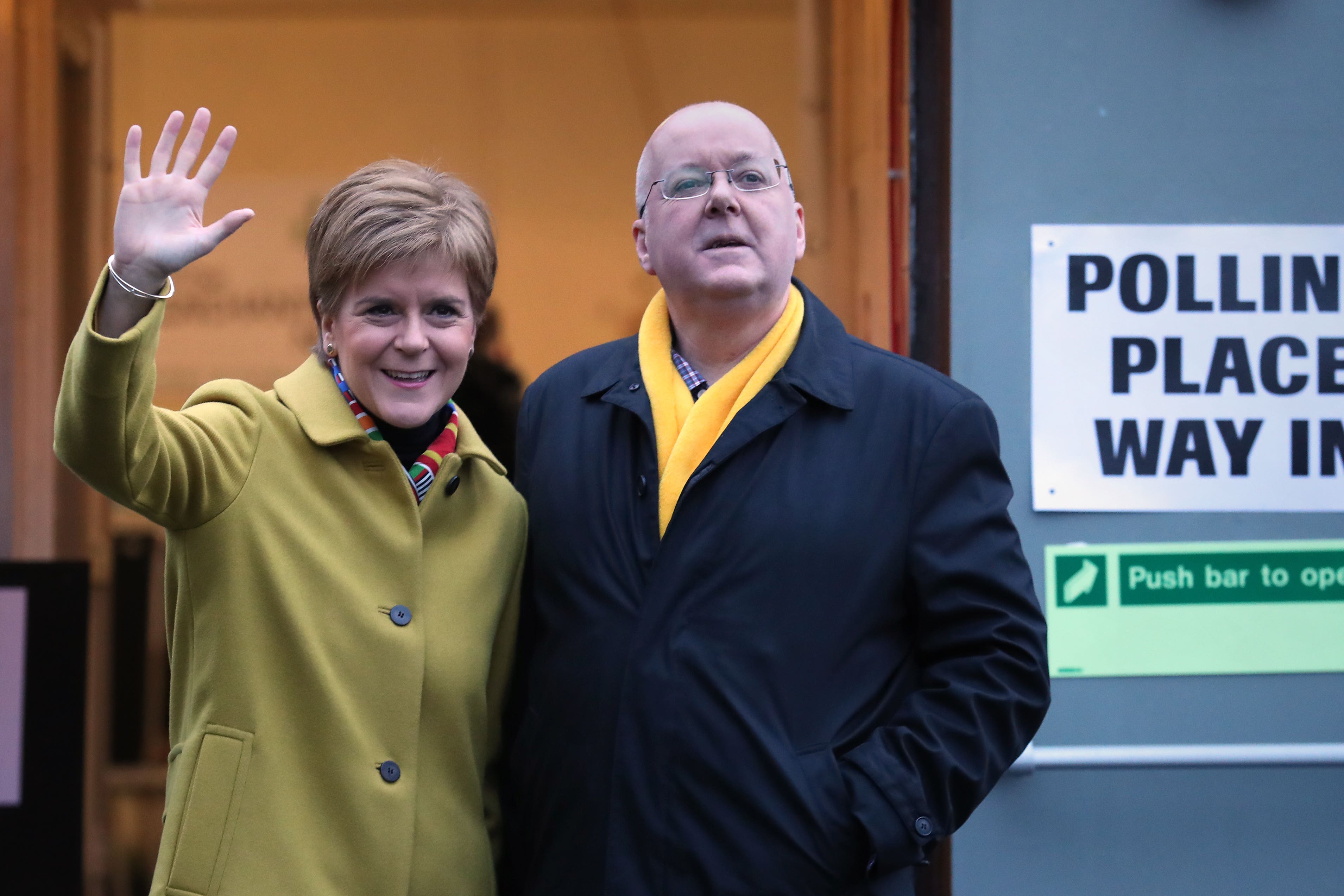 Nicola Sturgeon lives with her husband Peter Murrell - both of whom have been arrested