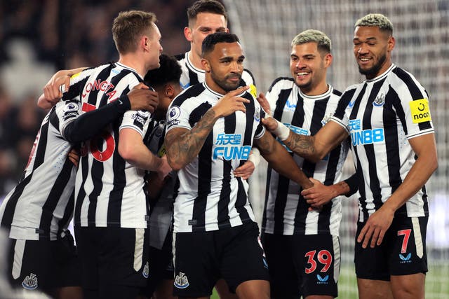 Callum Wilson scored twice for Newcastle (Bradley Collyer/PA)