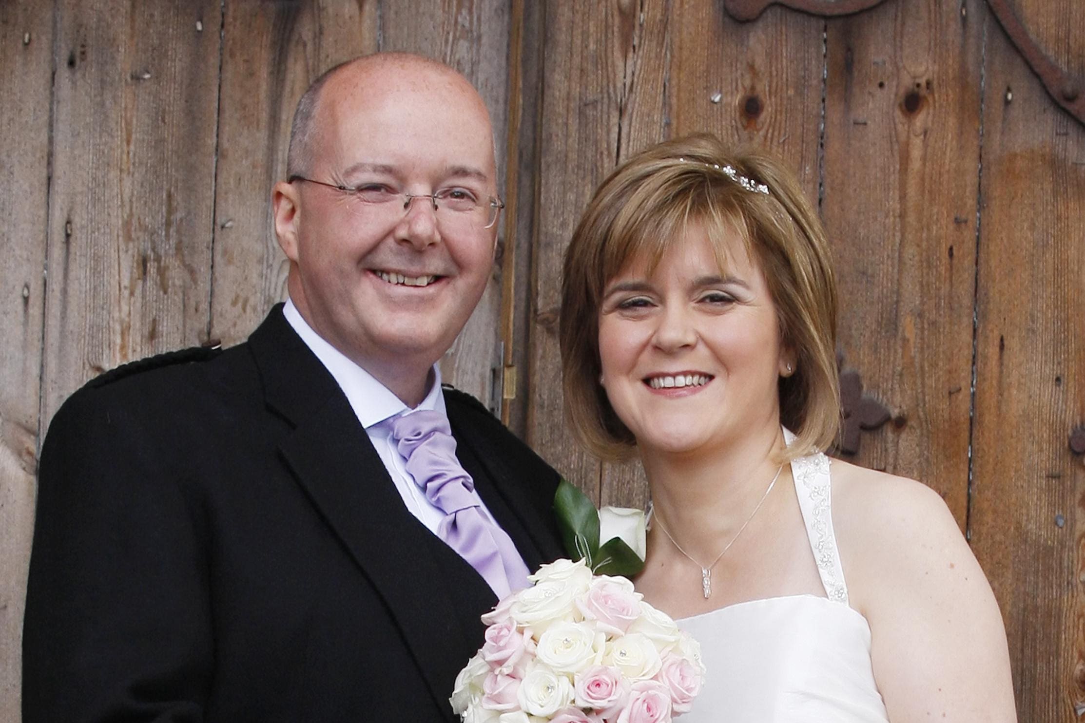 Nicola Sturgeon with her husband Peter Murrell back in 2010