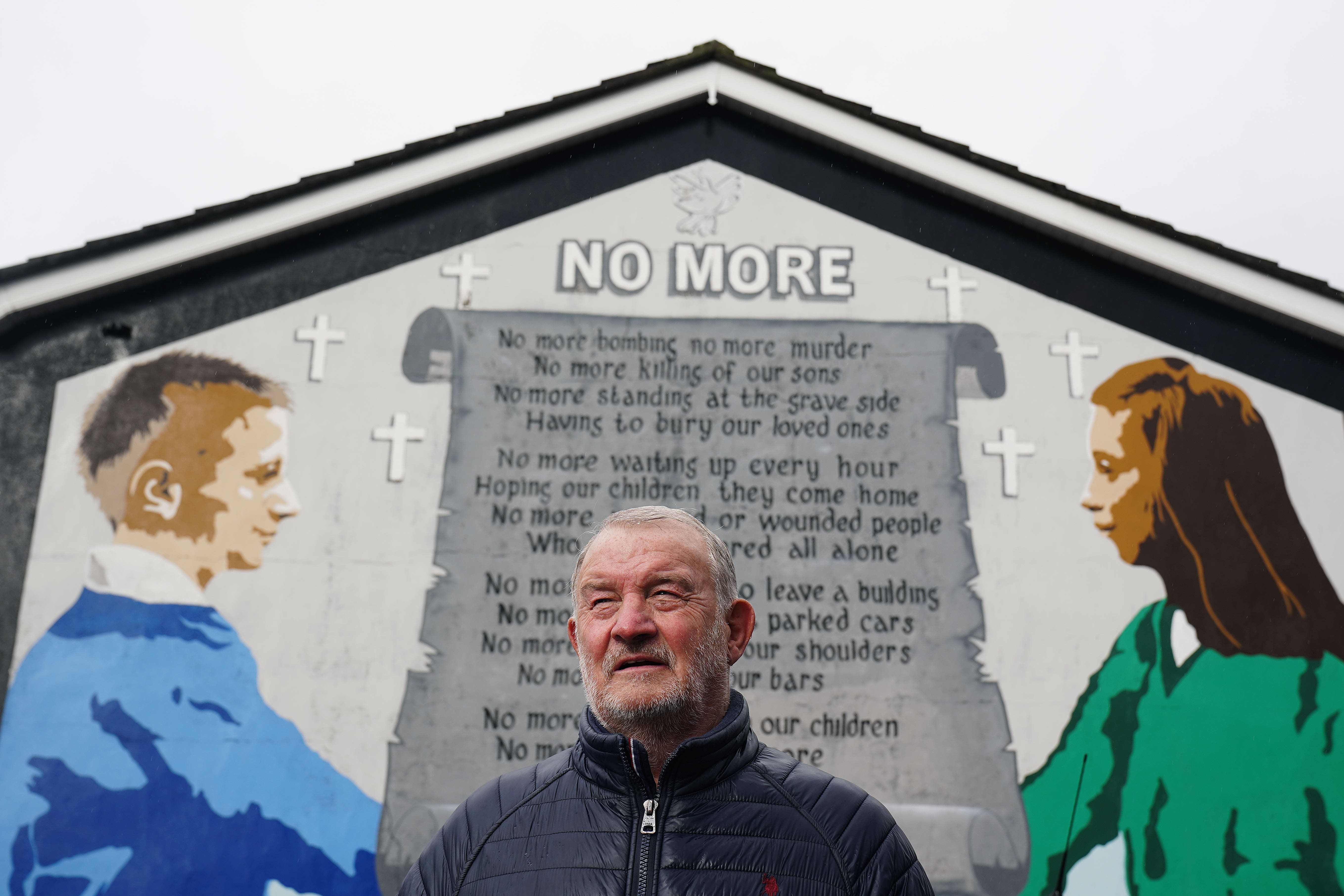 ****HOLD HOLD HOLD FOR RELEASE Thursday April 6 AT 11AM****Former loyalist internee Jim Wilson in Belfast. Picture date: Thursday March 23, 2023. PA Photo. See PA story ULSTER Agreement Prisoners. Photo credit should read: Brian Lawless/PA Wire