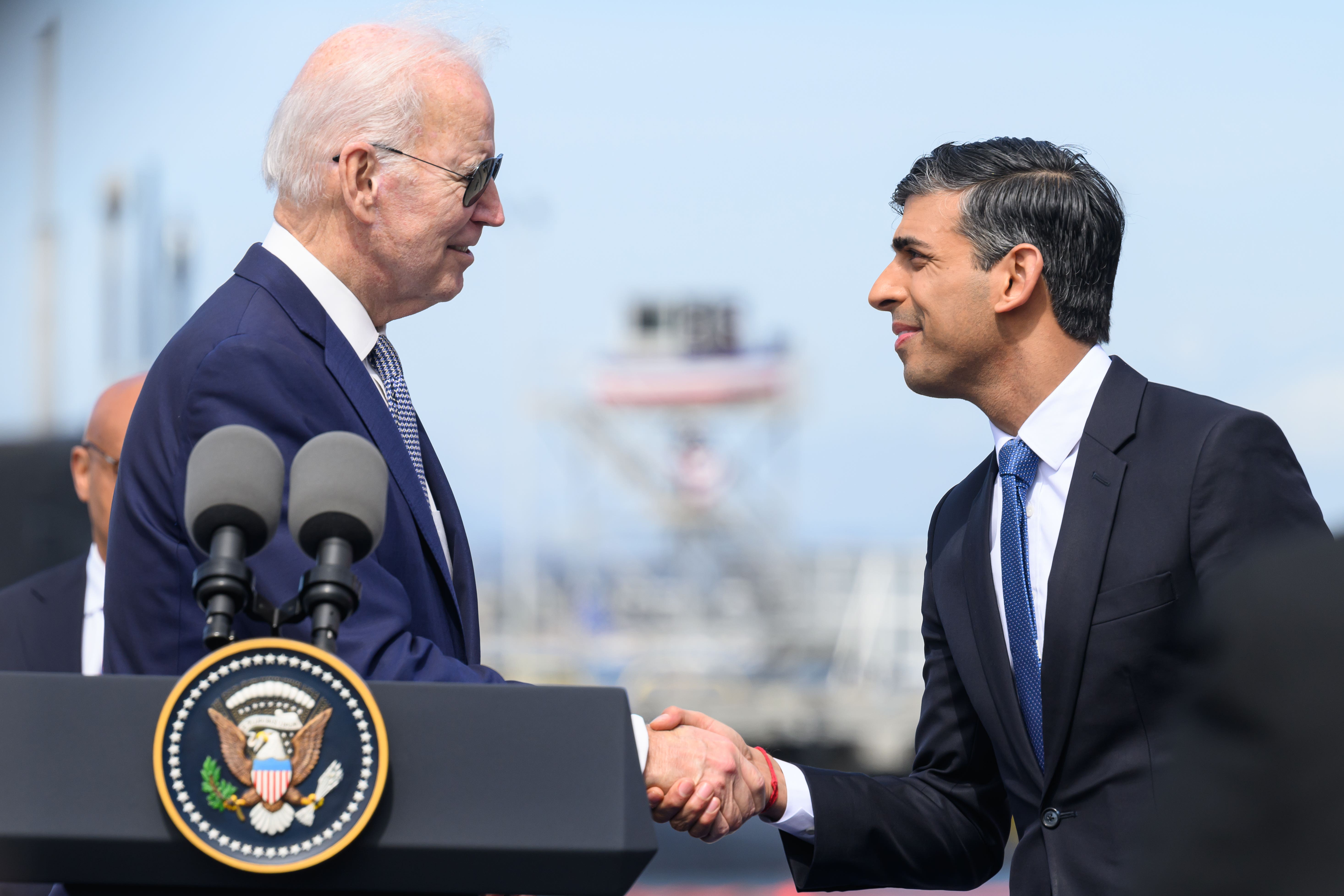 Rishi Sunak will be in Belfast to meet Joe Biden