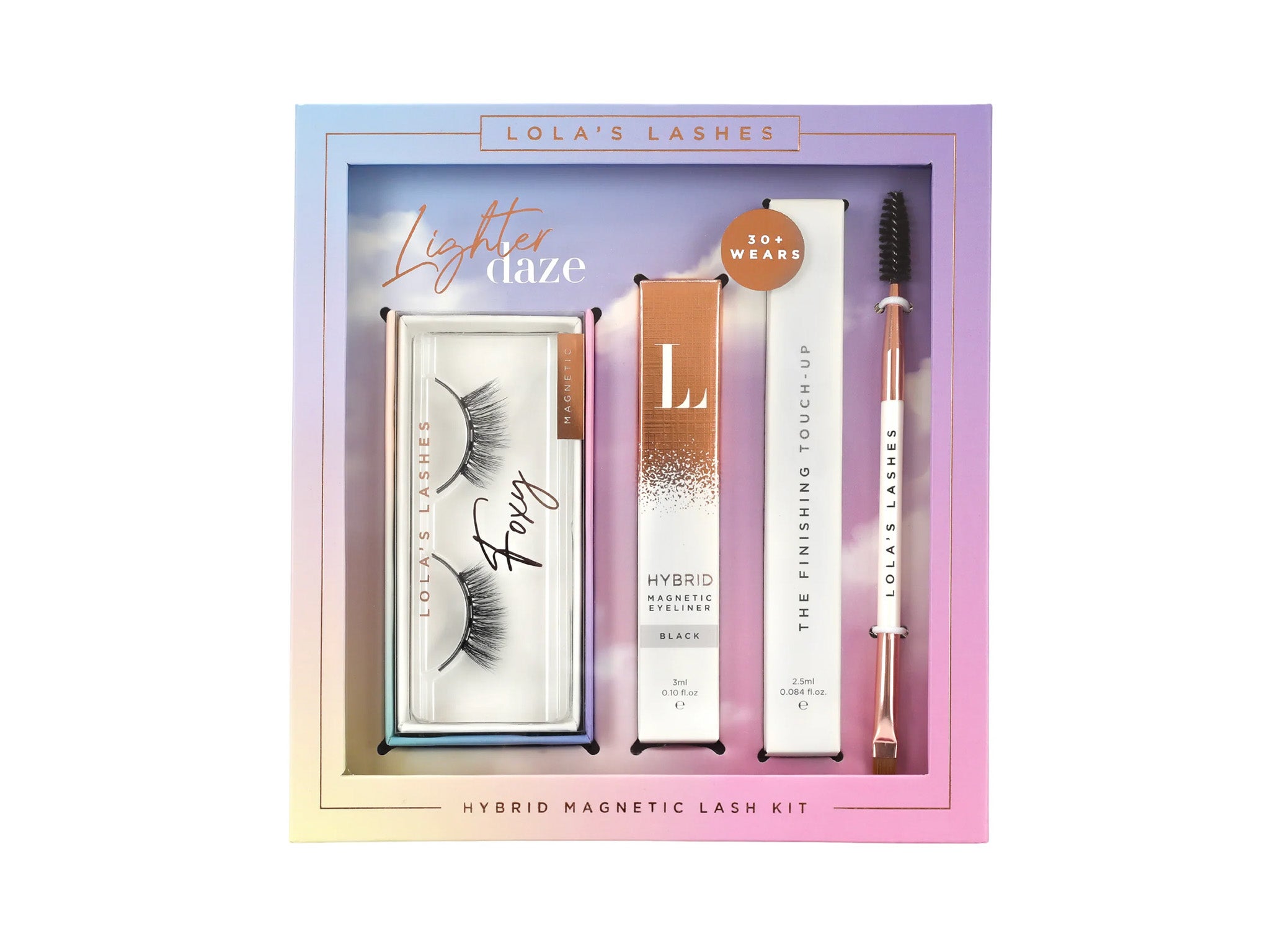 Lola’s Lashes lighter daze foxy hybrid magentic lash kit 