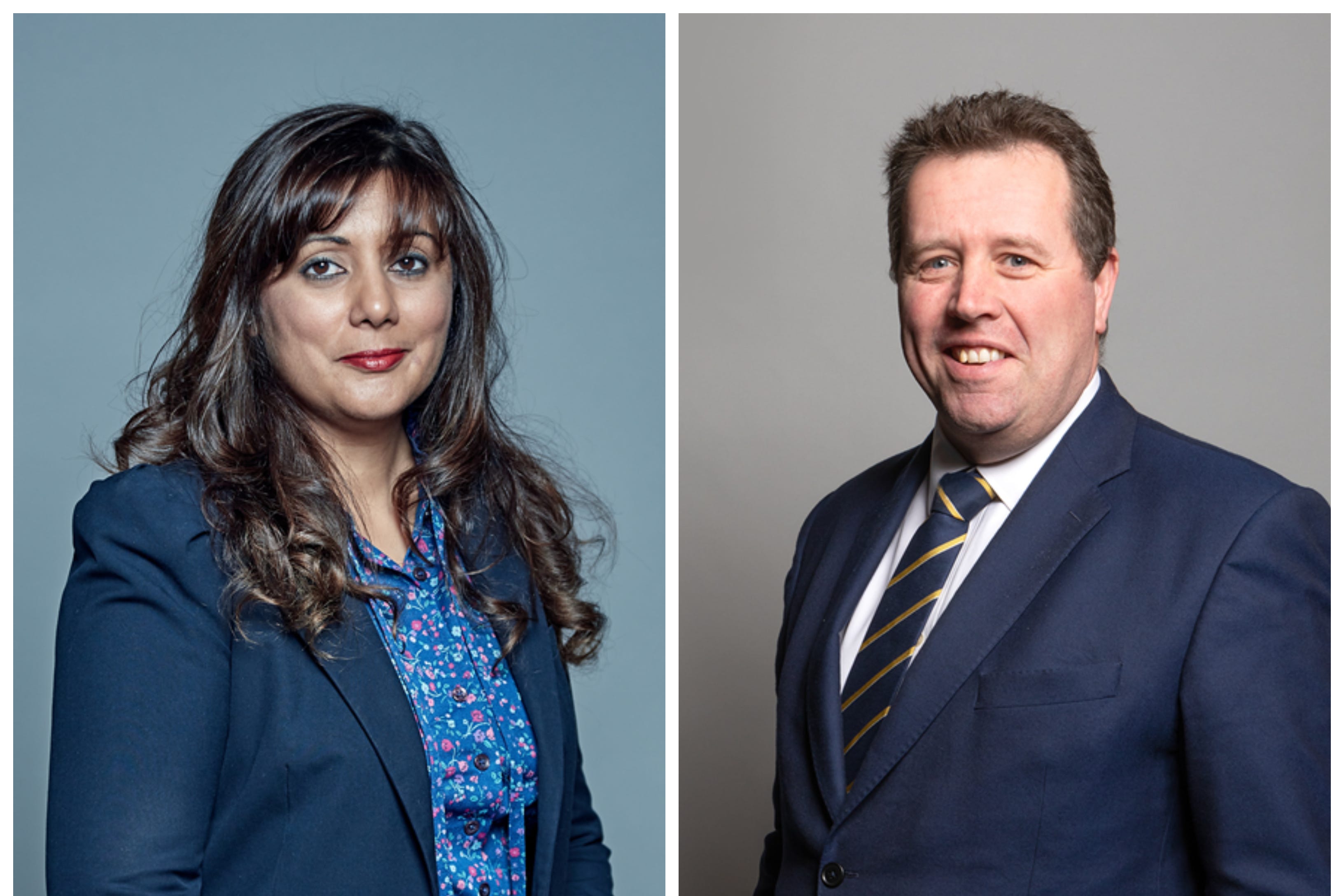 Nusrat Ghani and Mark Spencer (Chris McAndrew/UK Parliament and Richard Townshend/UK Parliament/PA)