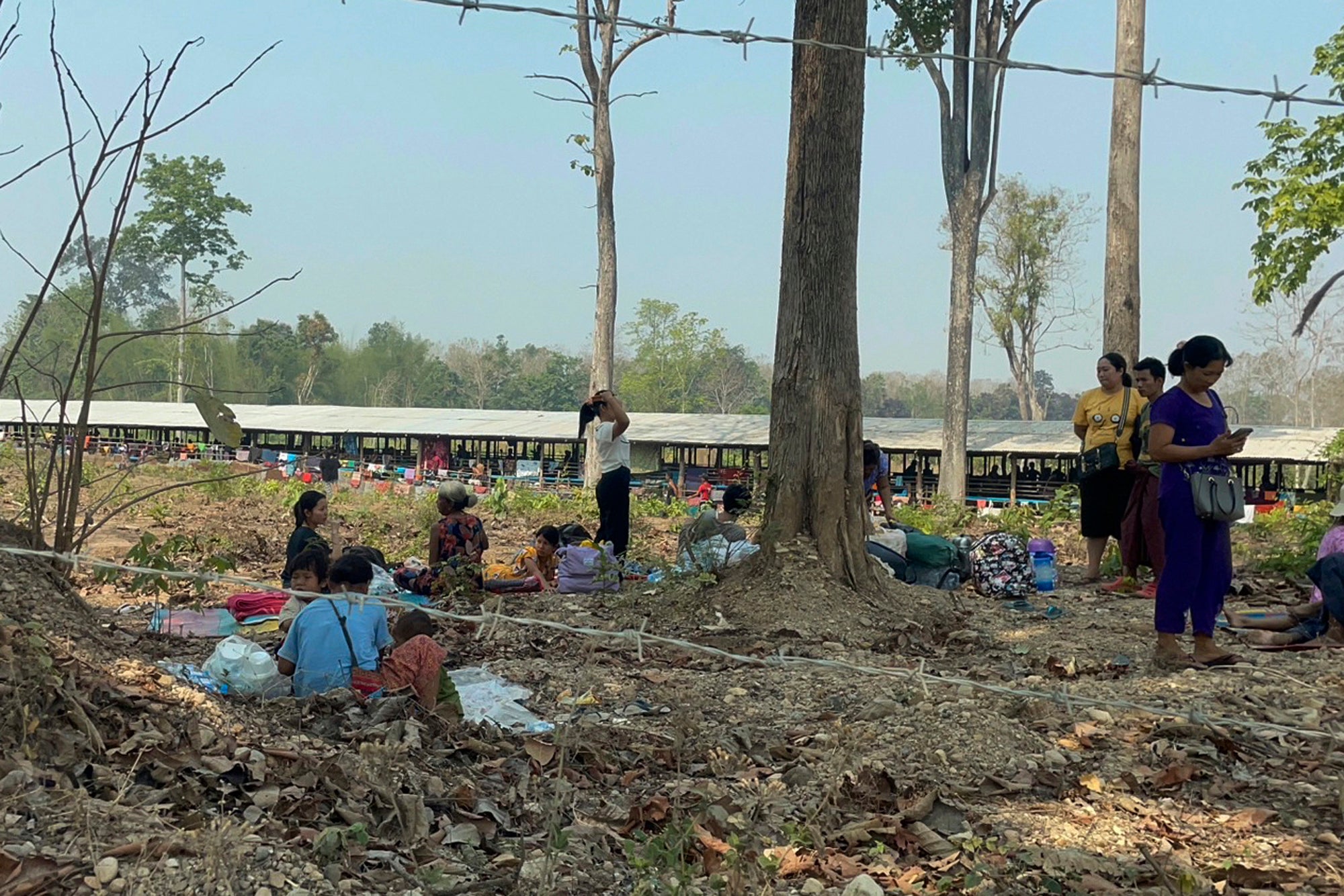 Thailand Myanmar Fleeing Fighting