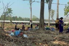 Fighting in Myanmar sends thousands fleeing to Thailand