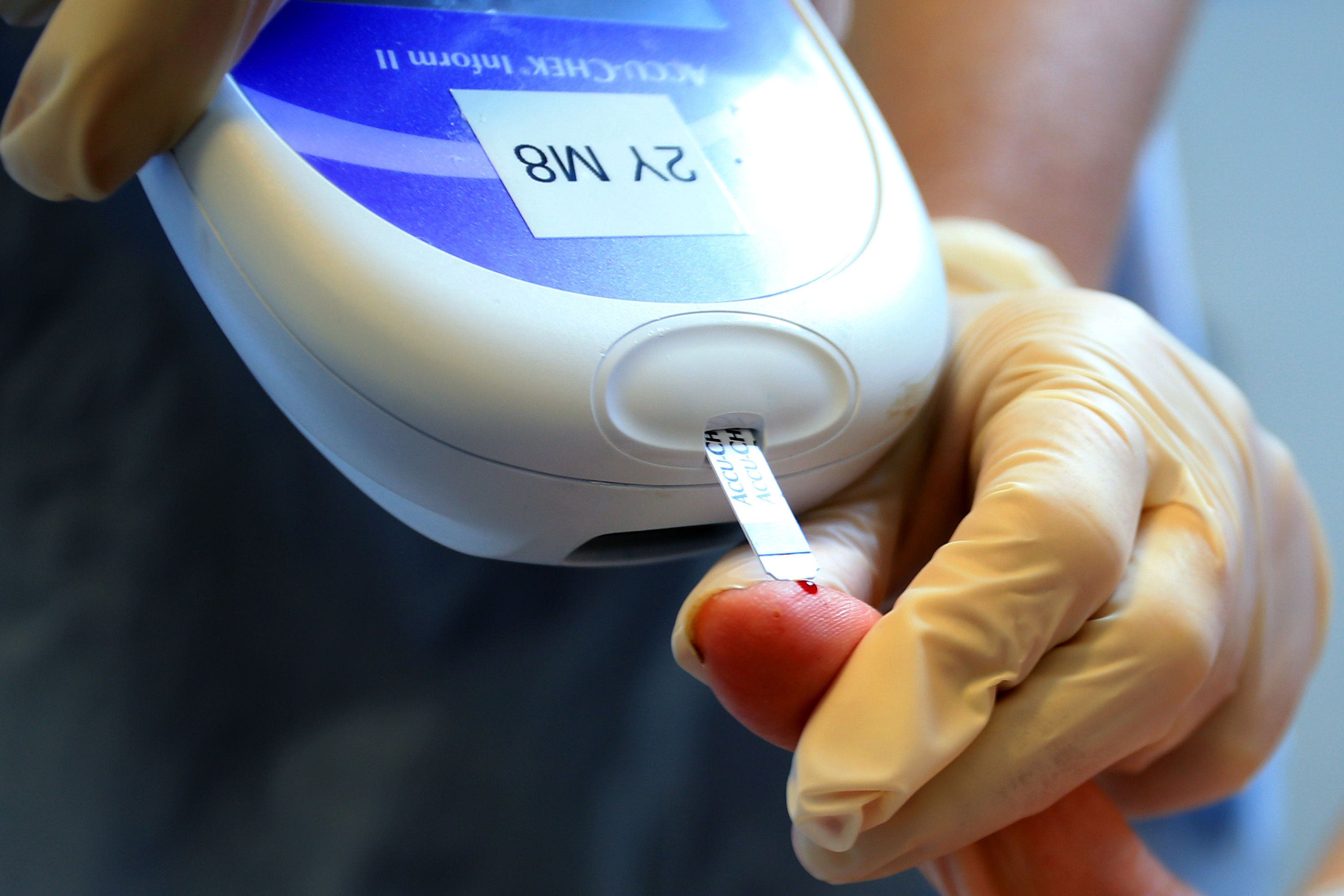 A new test could help predict people who are at risk of getting type 2 diabetes earlier (Peter Byrne/PA)