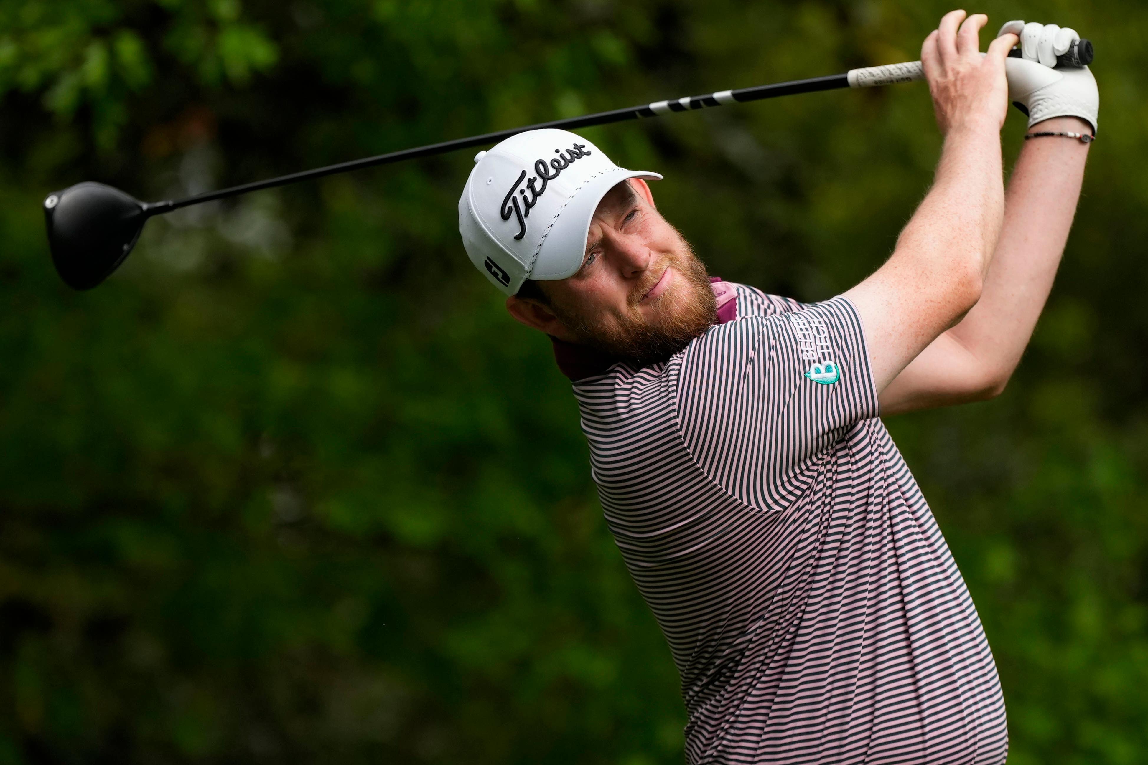 Amateur Matthew McClean held a two-shot lead early on day one of the Masters (Jae C. Hong/AP)