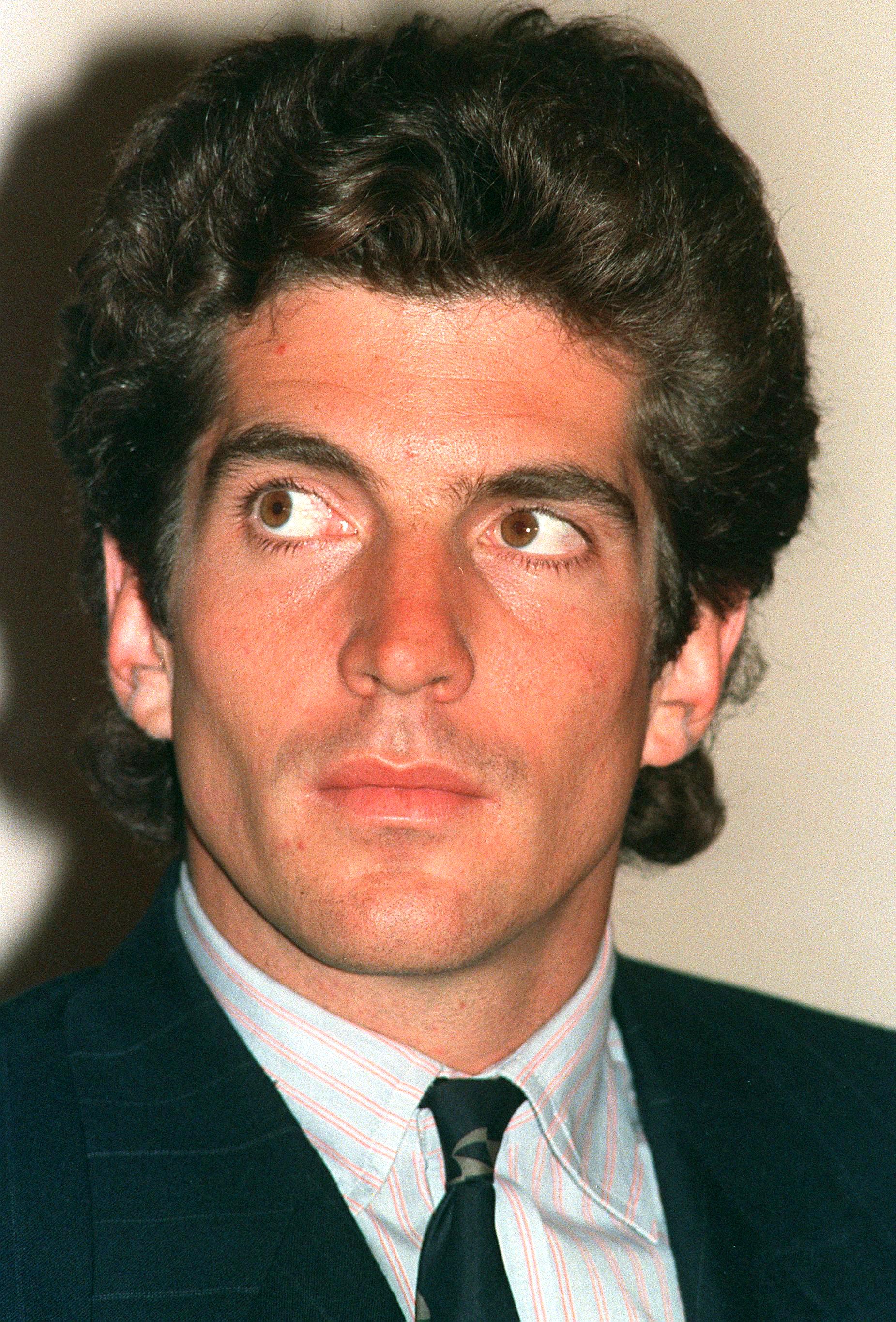 John F Kennedy Jr pictured on 5 May 1989