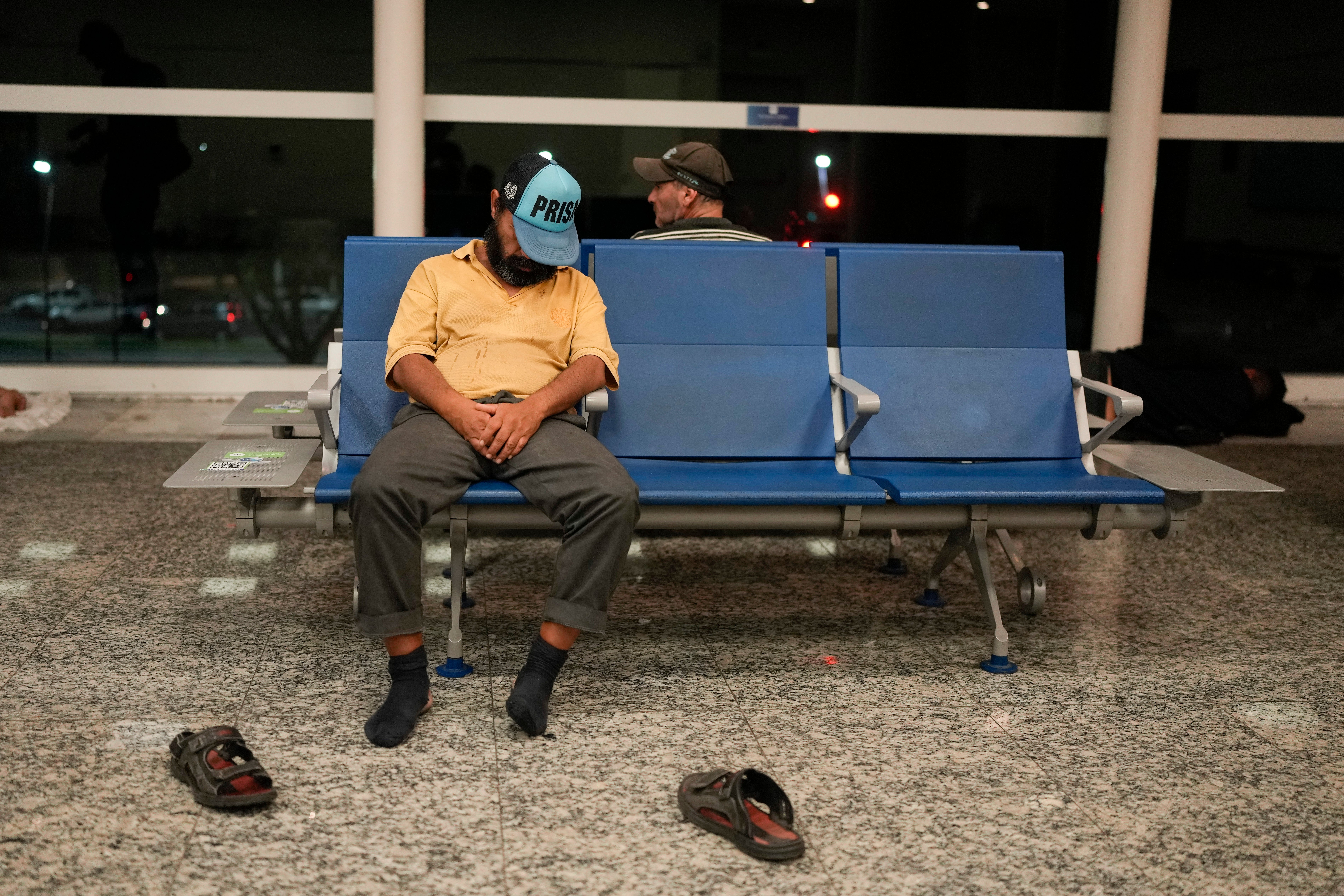 Argentina Homeless Living at the Airport