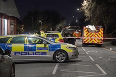 Man arrested on suspicion of murder after fire at flats in east London