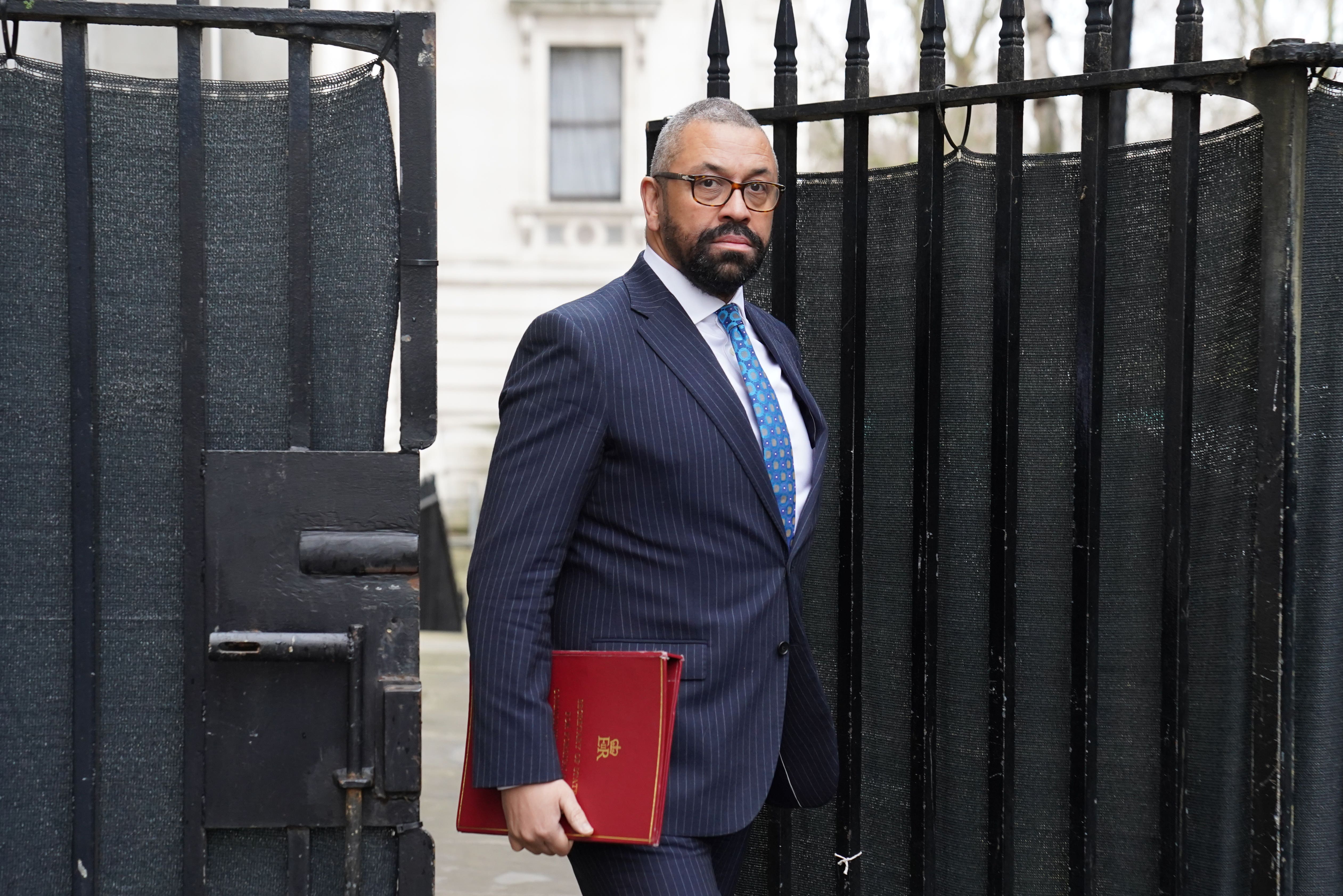 Foreign Secretary James Cleverly (Stefan Rousseau/PA)