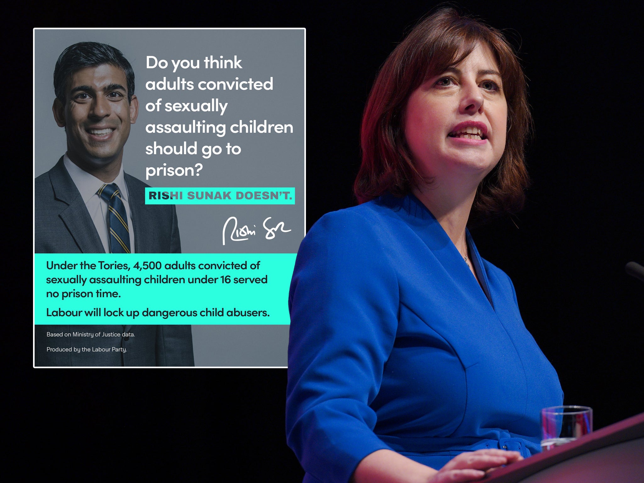 Lucy Powell would not endorse the ad but said she did not think it should be withdrawn