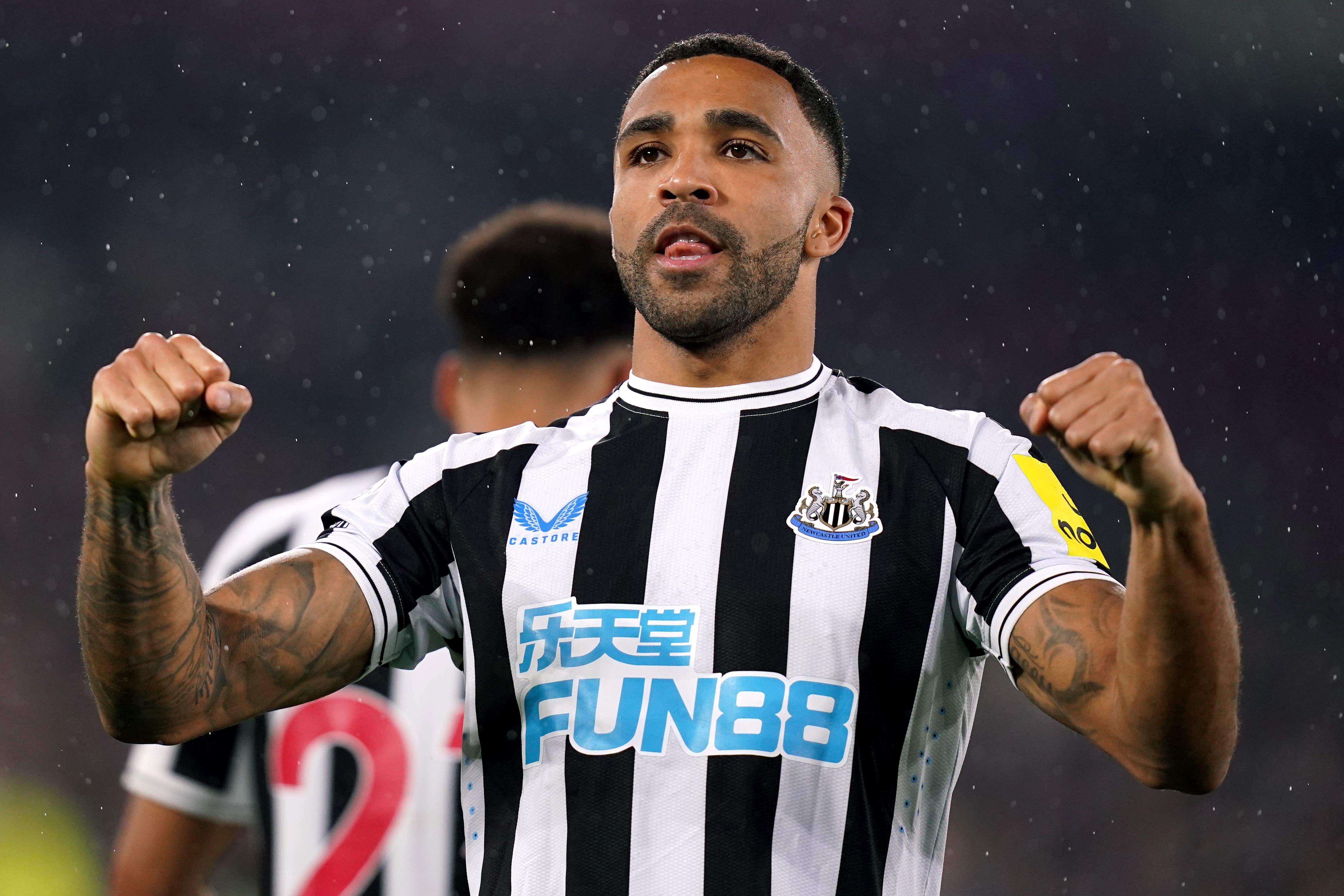 Newcastle striker Callum Wilson scored twice in Wednesday night’s 5-1 win at West Ham (John Walton/PA)