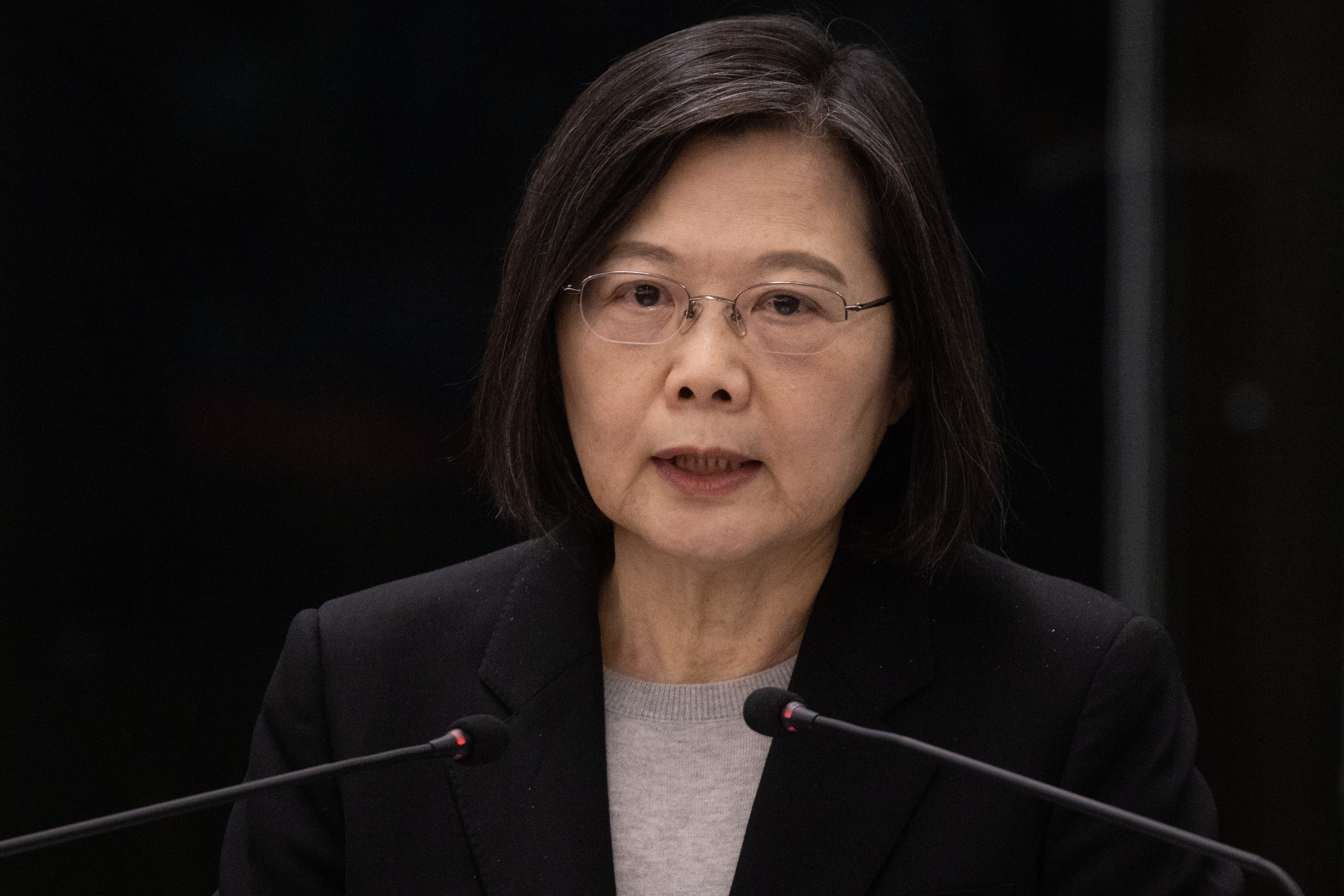 Tsai in Taipei on Friday