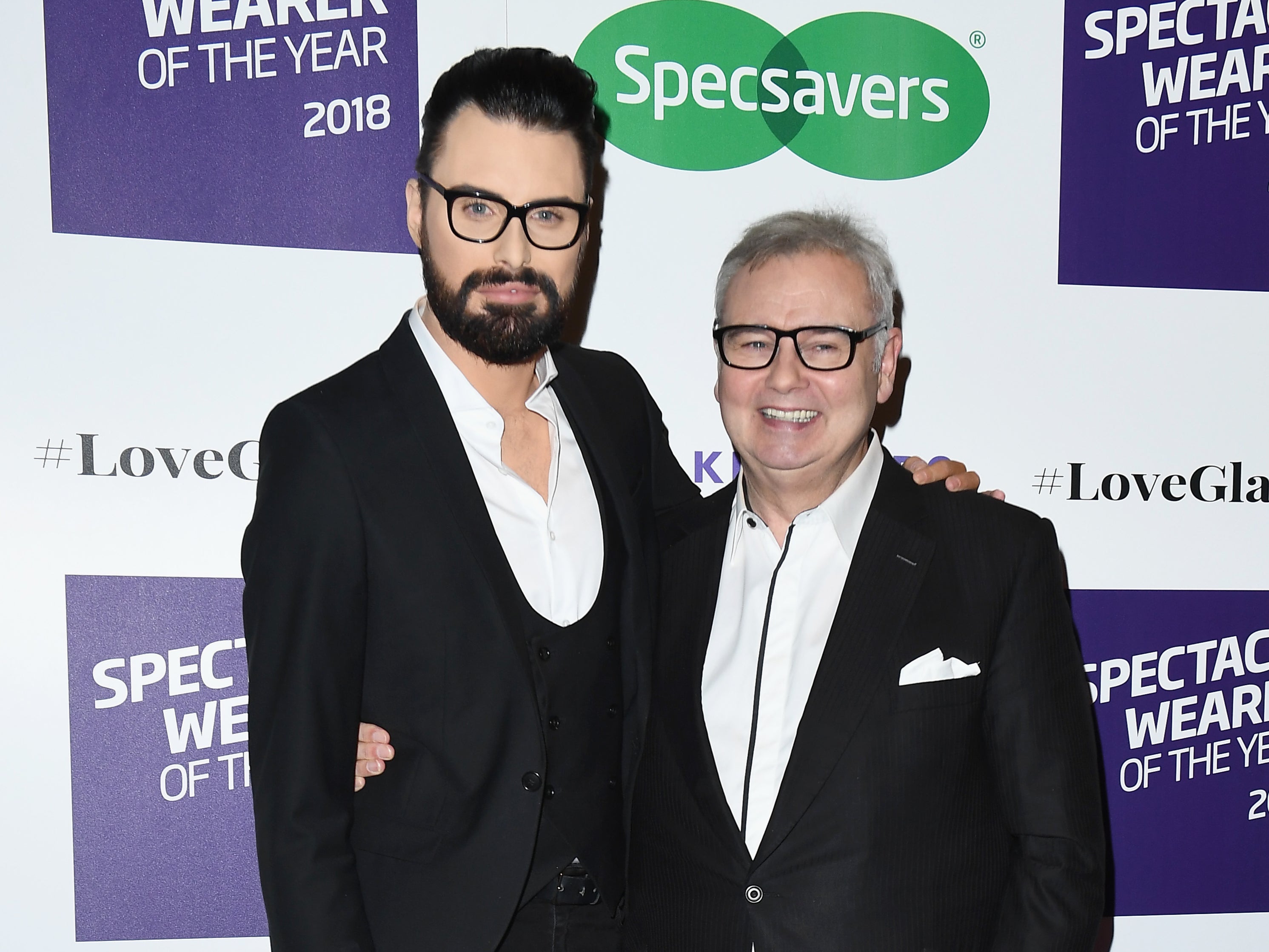 Clark with Eamonn Holmes