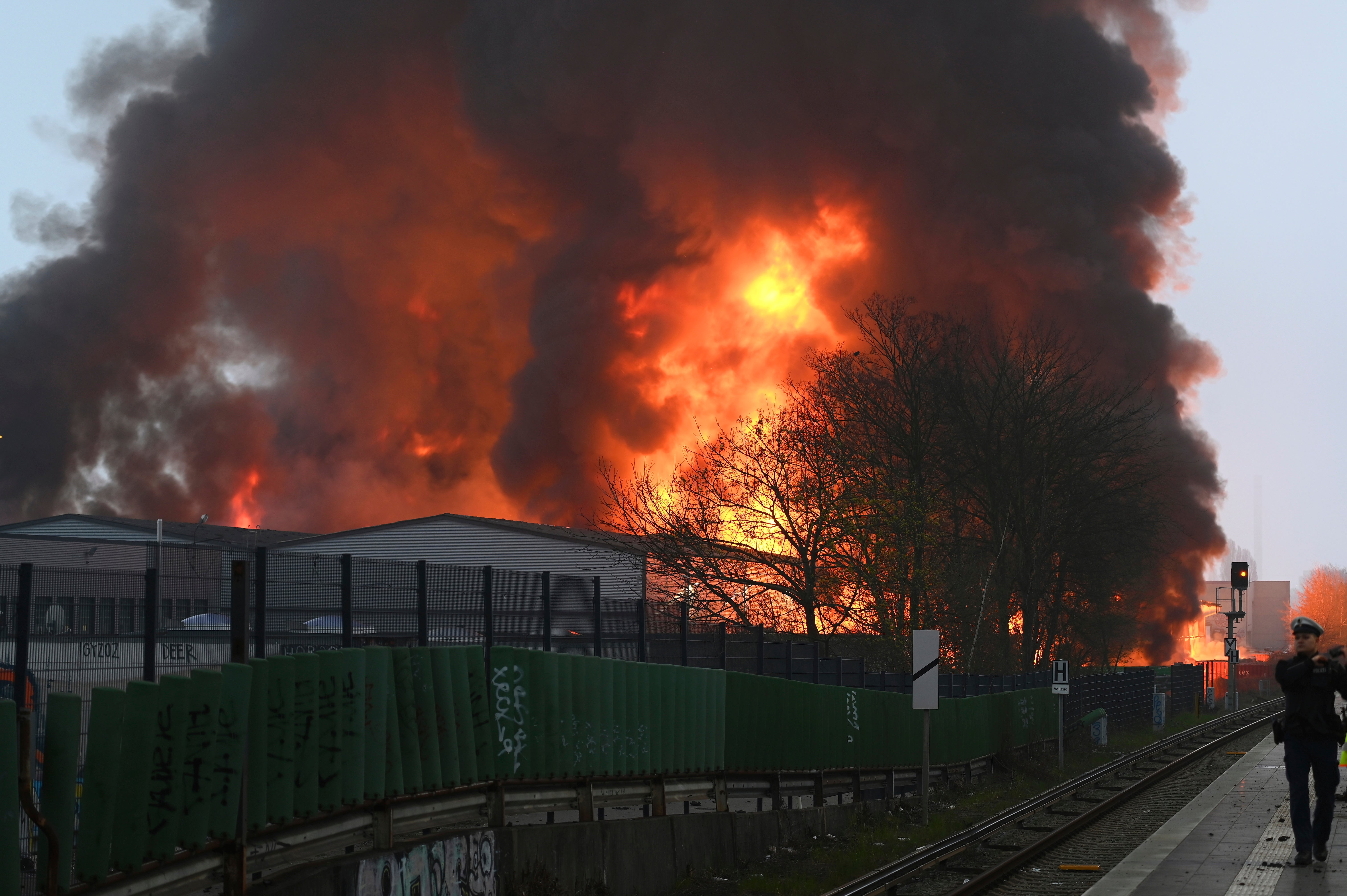 Germany Hamburg Fire