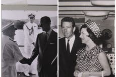 Photo album that documented two royal visits in the 1960s going under the hammer