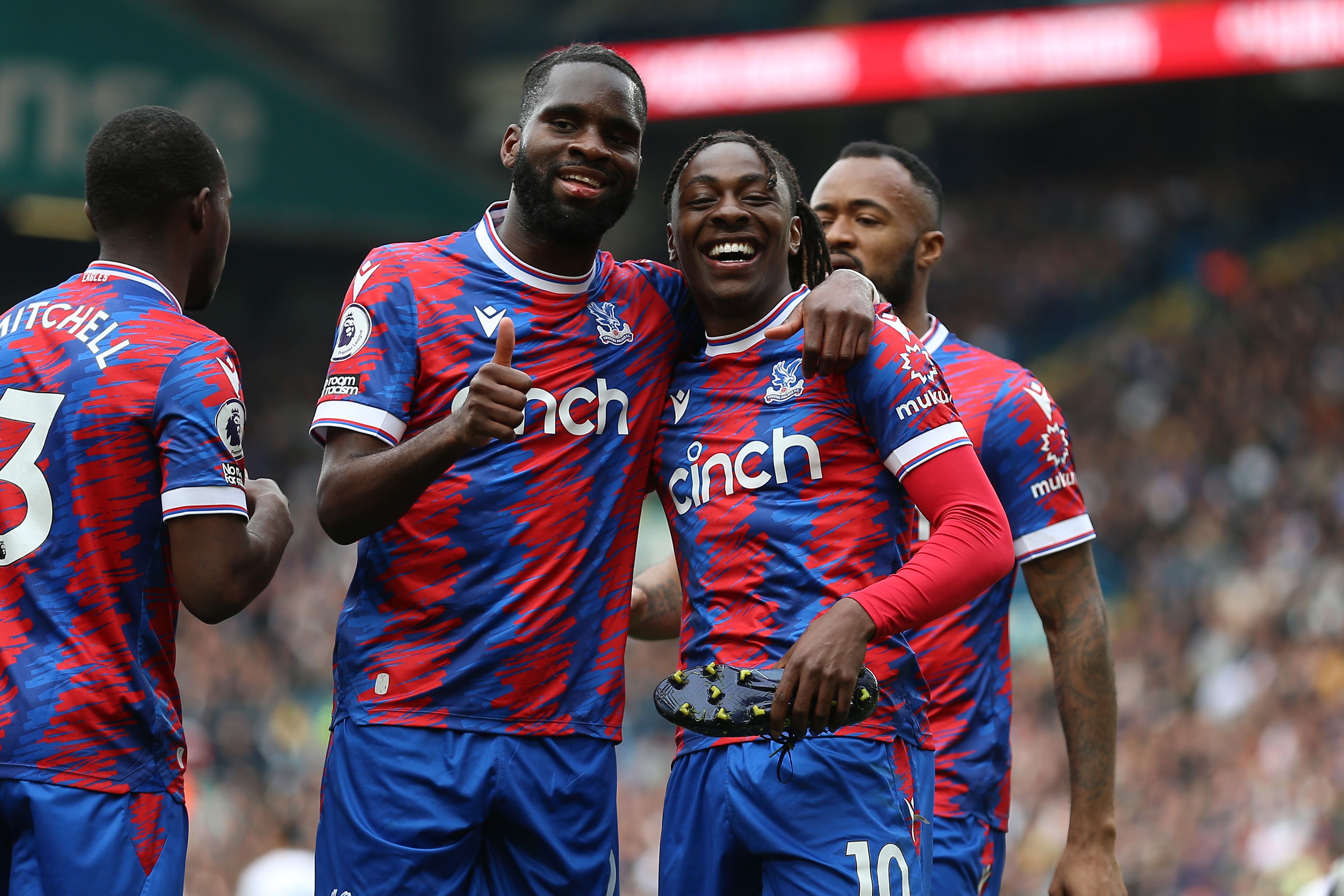 Crystal Palace thrashed Leeds 5-1 at Elland Road (Nigel French/PA)