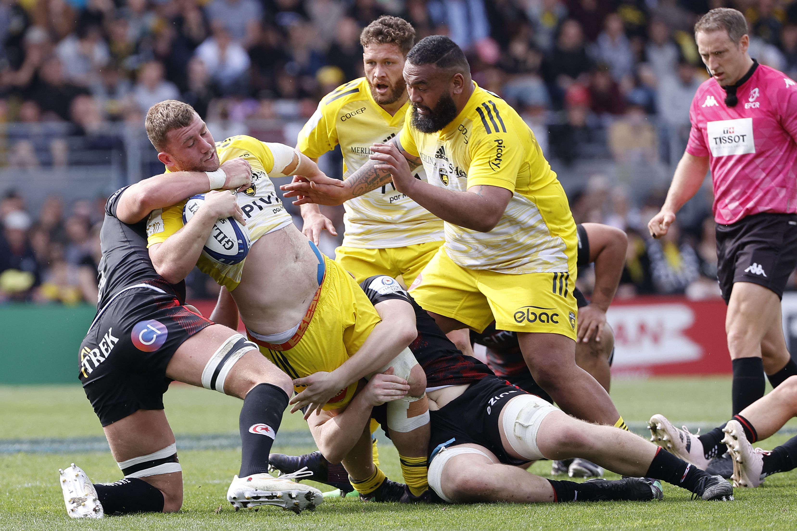 La Rochelle dominated Saracens in their quarter-final