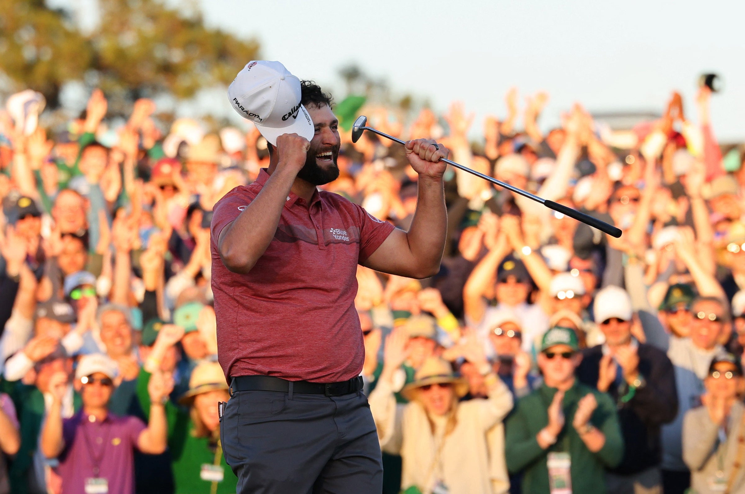 Jon Rahm performed brilliantly to win the green jacket