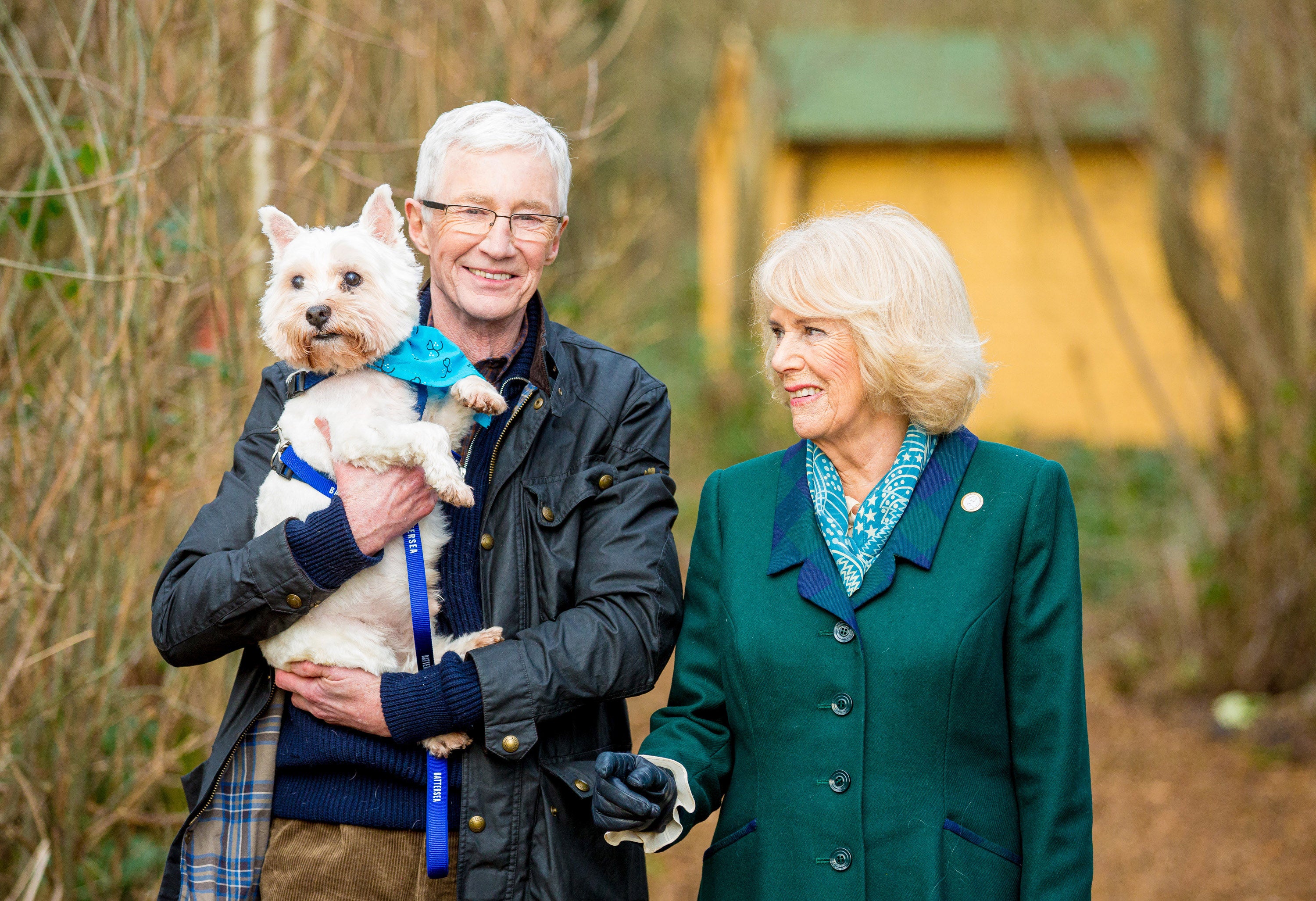 O’Grady, pictured with the Queen Consort, was fondly remembered by his colleagues and famous friends