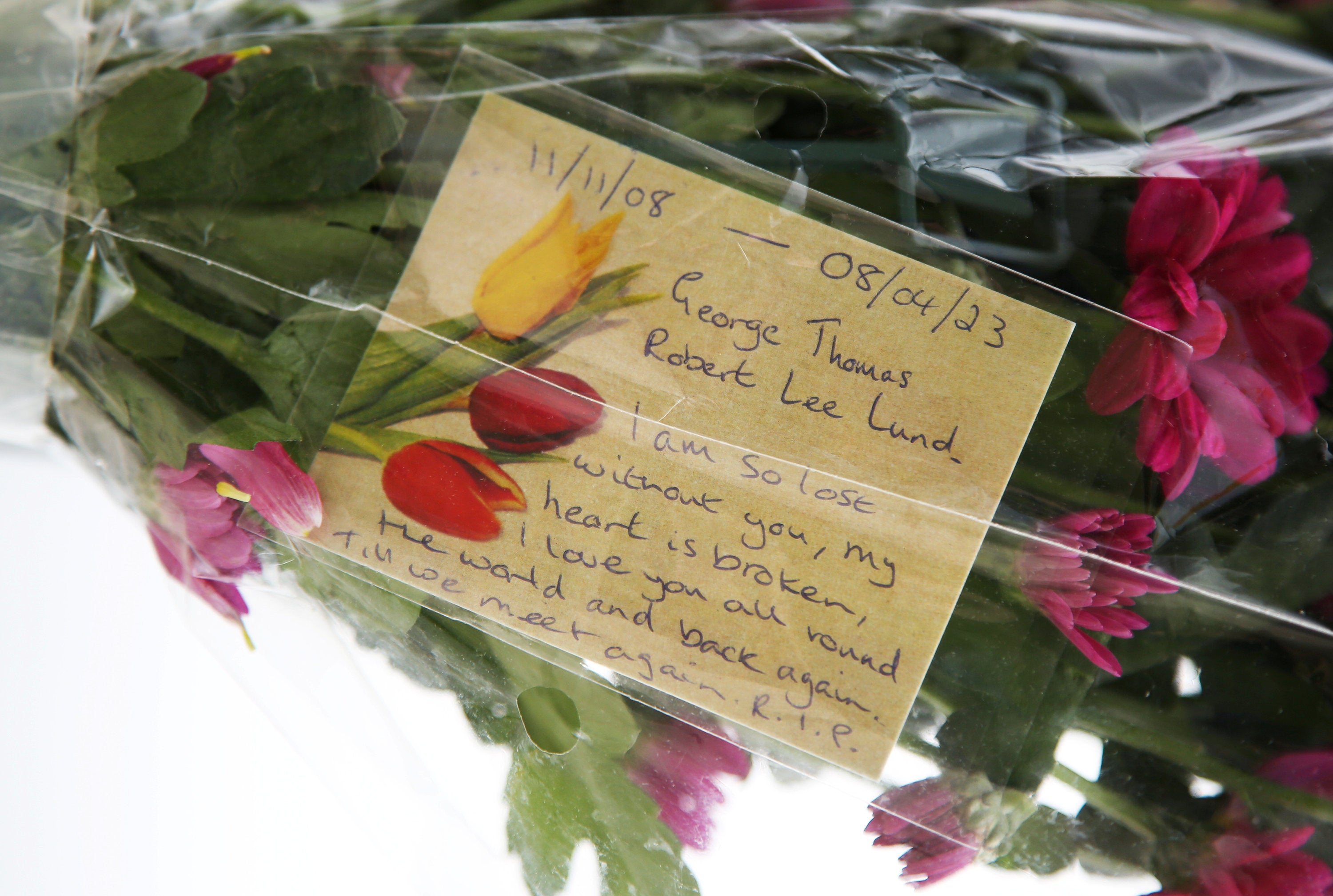 Tributes to the ‘precious’ boy were left at the scene and on social media