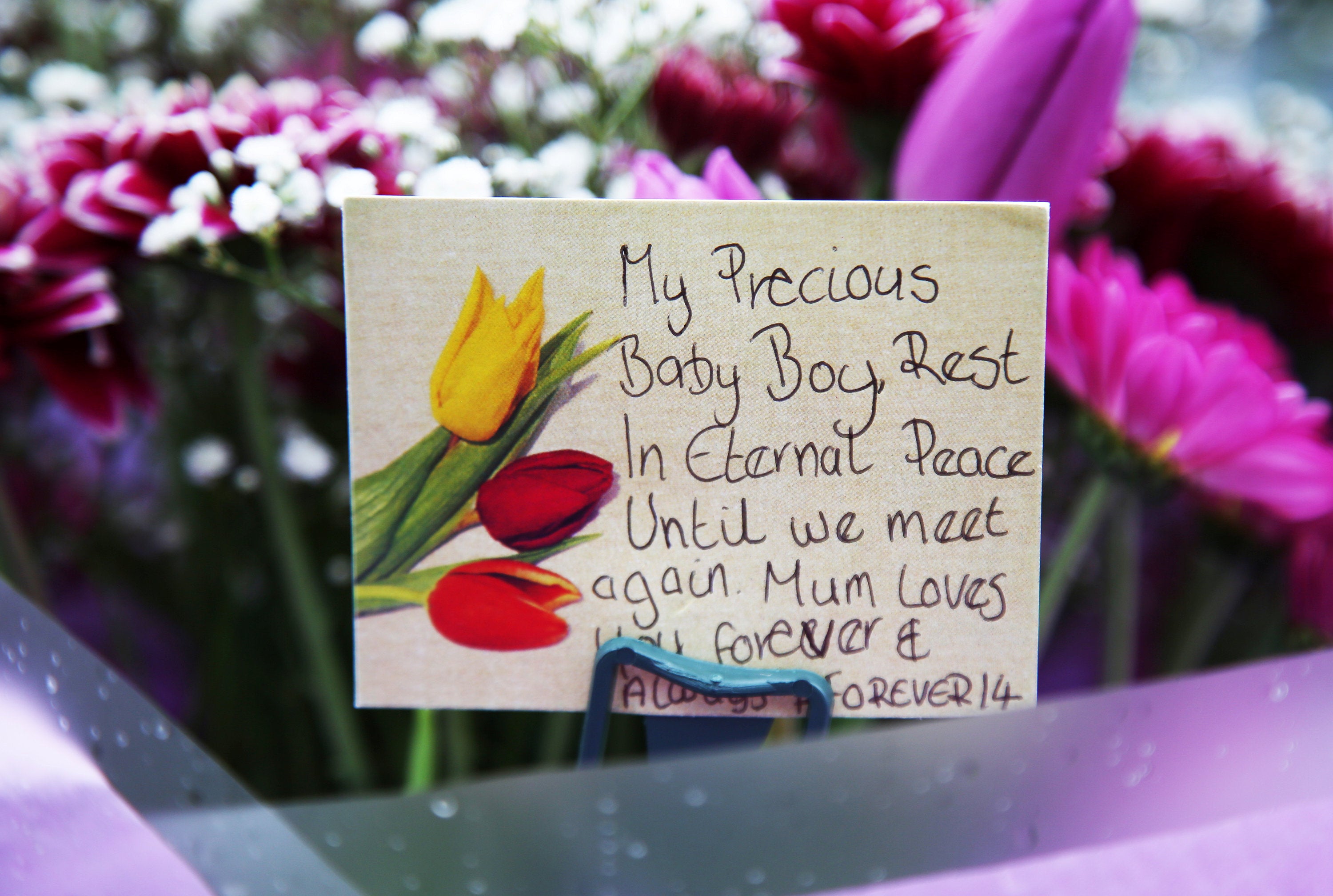 The heartbreaking note left at the scene by George’s mother