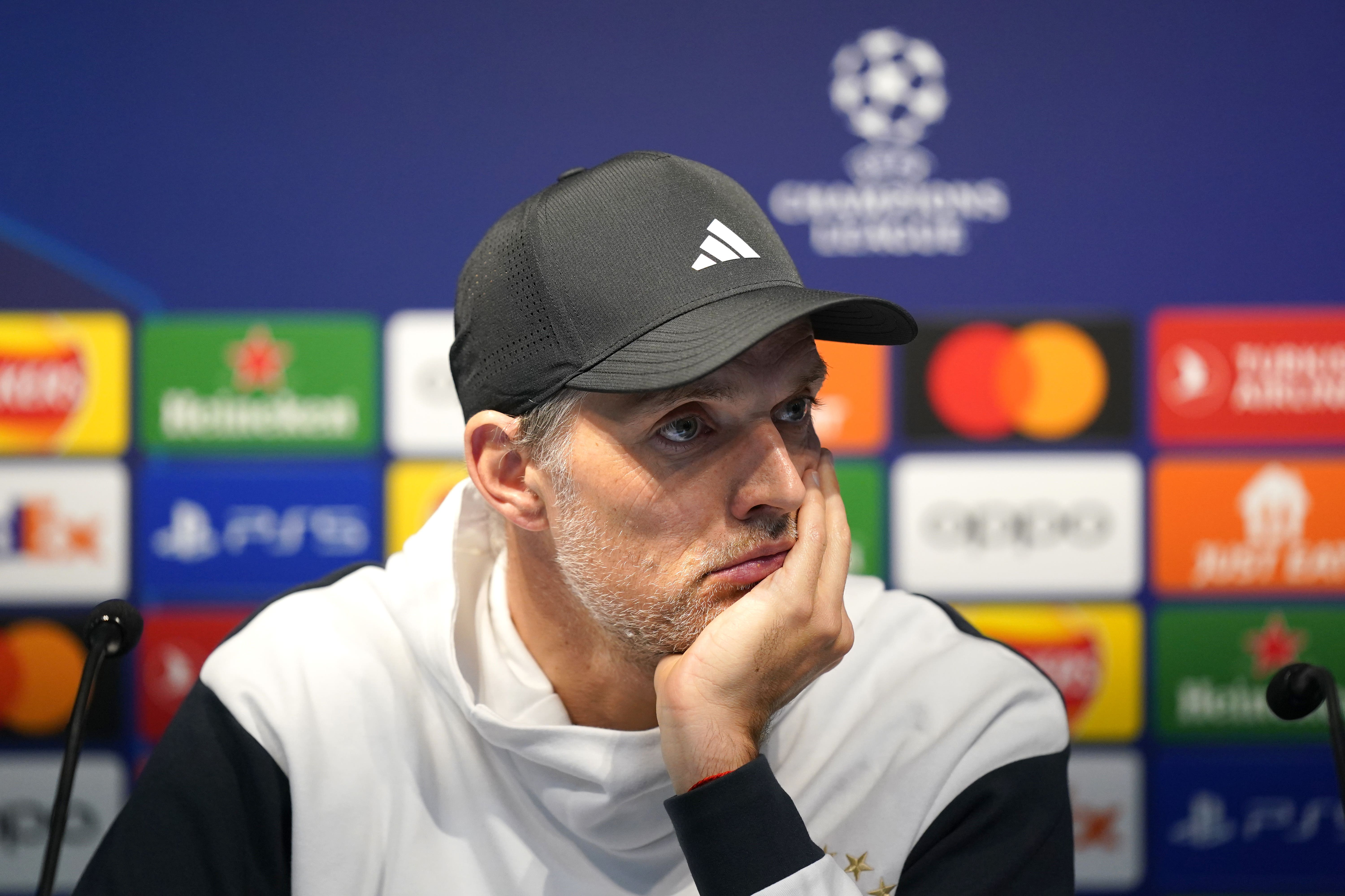 Bayern Munich head coach Thomas Tuchel after the match (Mike Egerton/PA)