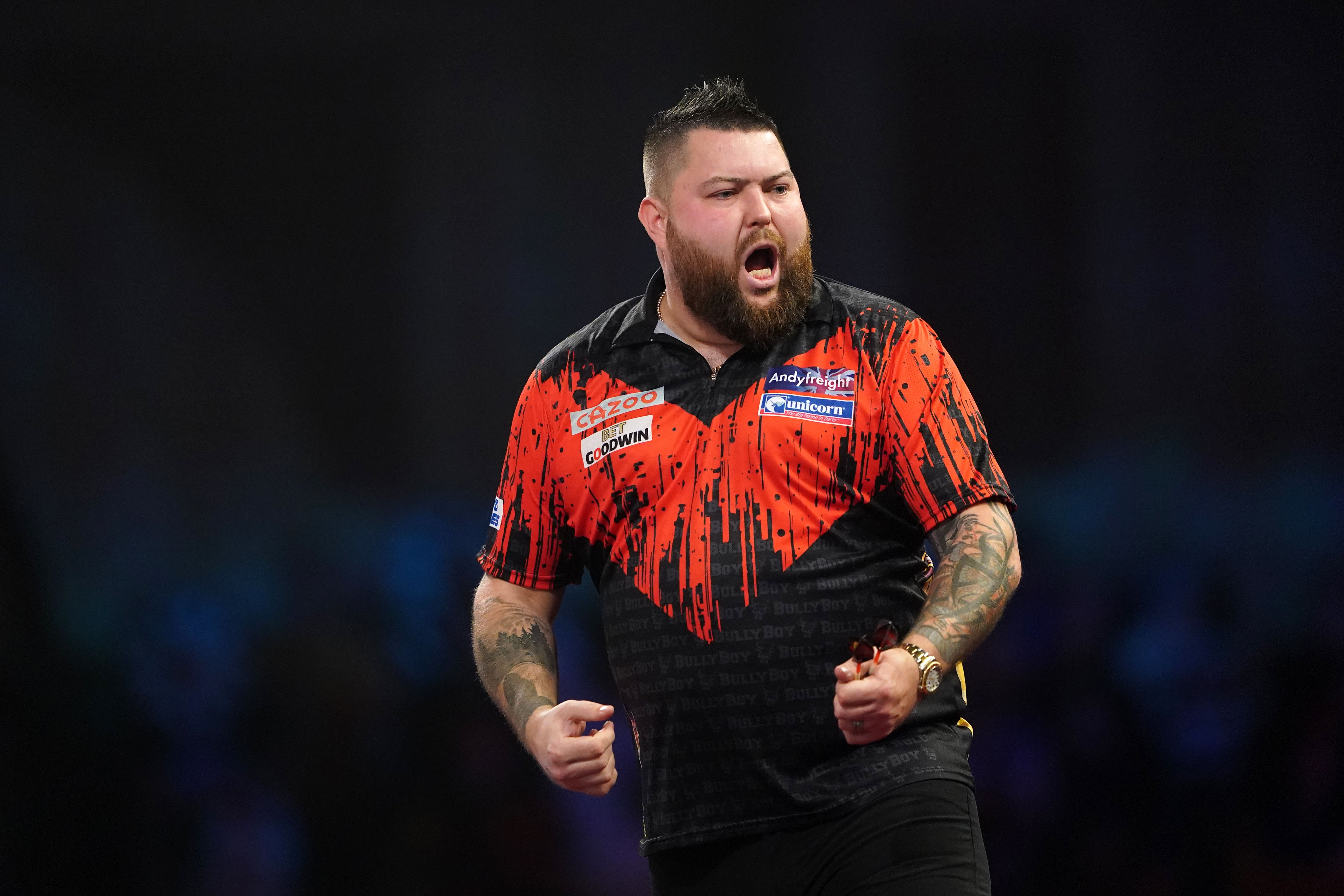 Michael Smith won the German Darts Grand Prix for his sixth European Tour title (Zac Goodwin/PA)