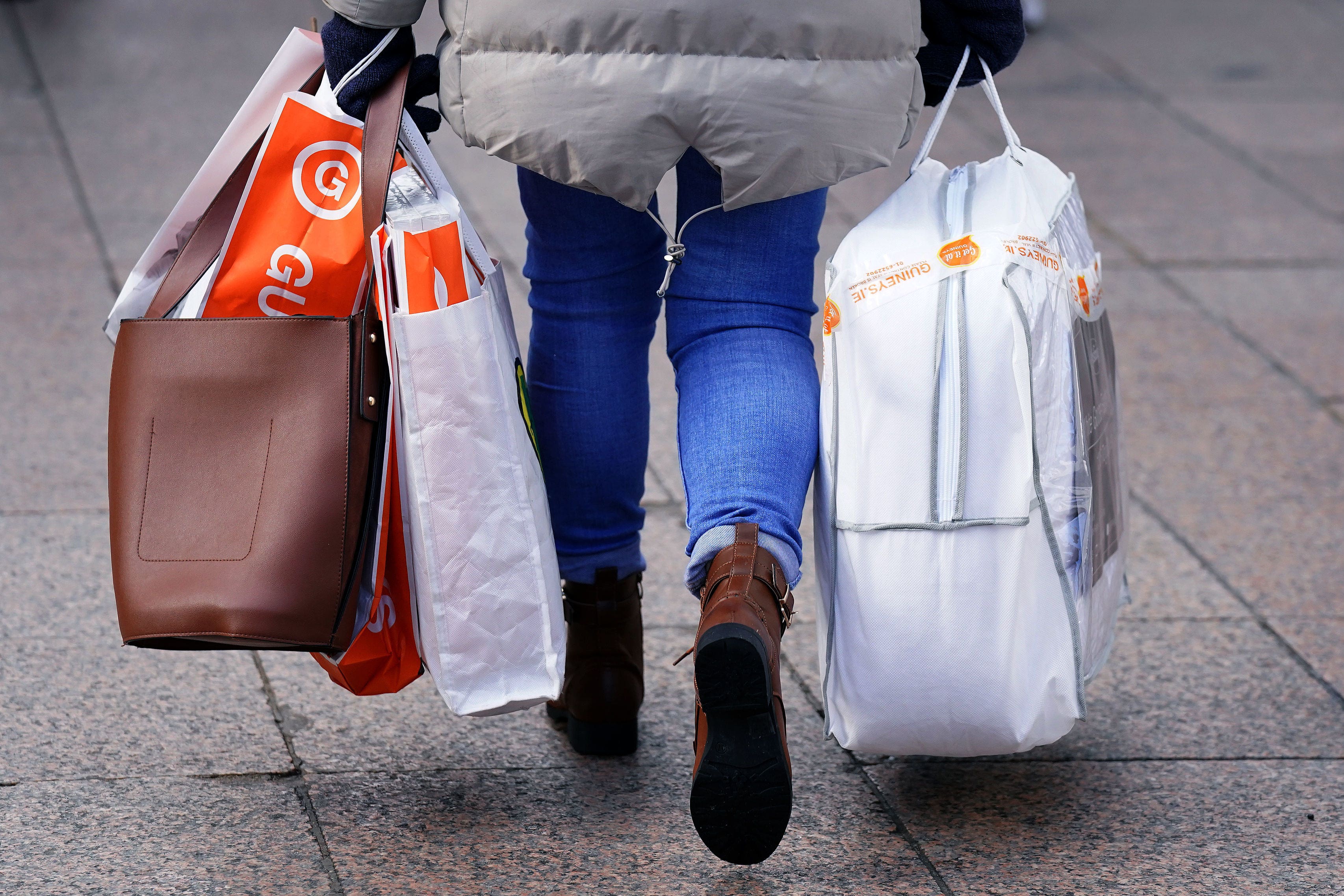 Figures show consumer card spending grew 4% year-on-year in March (PA)