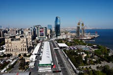 What time is qualifying at the Azerbaijan Grand Prix on Friday?