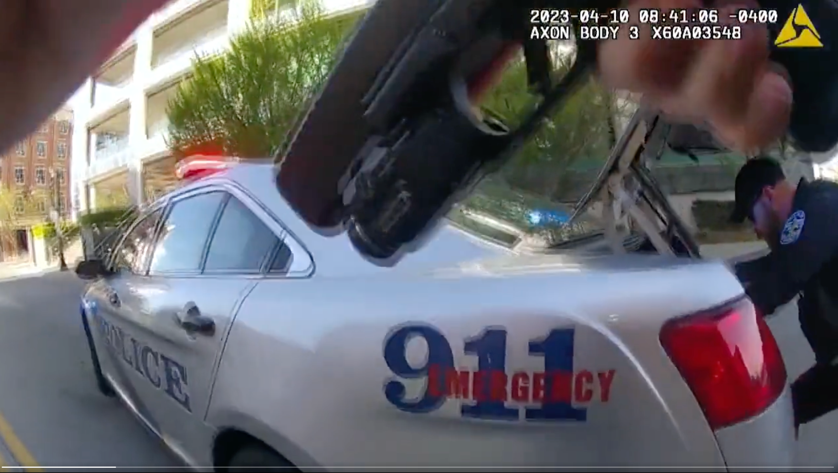 Police bodycam as officers respond to mass shooting at bank in Louisville, Kentucky