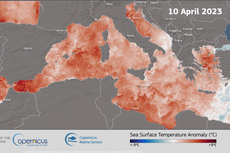 Satellite image reveals how global ocean ocean is hotter than ever