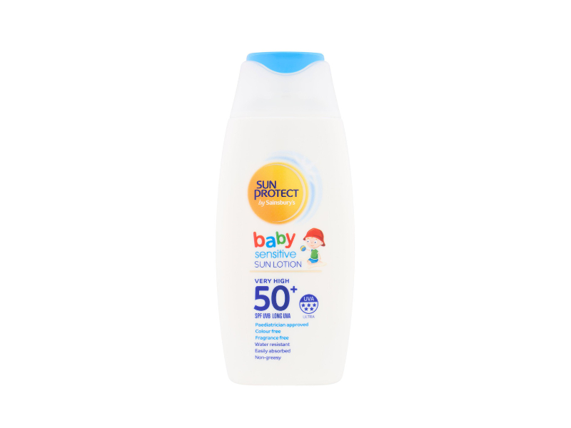 sun protect sainsburys baby lotion