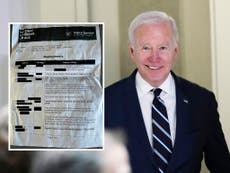 Security document for US president Joe Biden’s Irish visit ‘found lying in Belfast street’