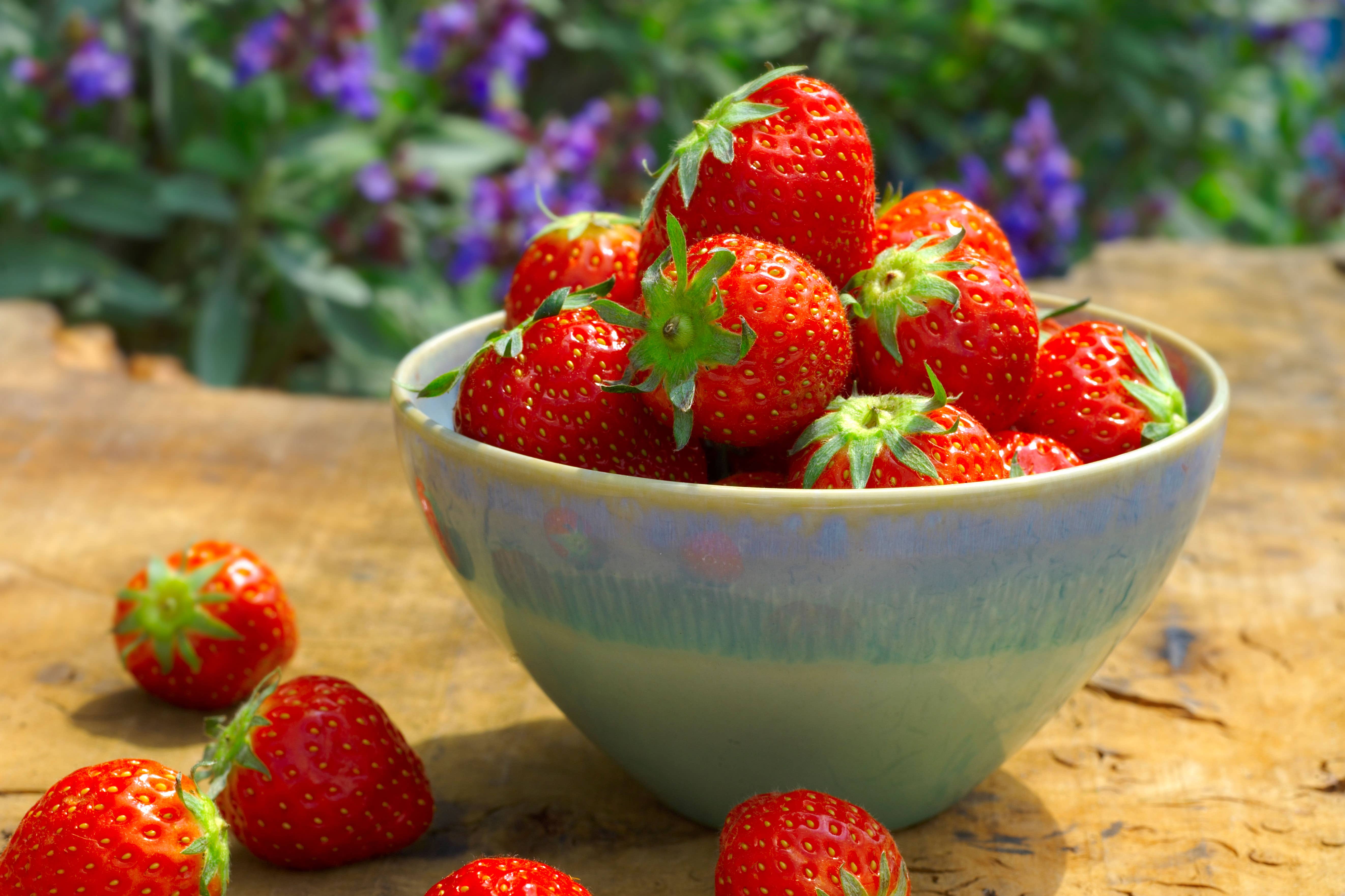 Strawberries are starting to come in season